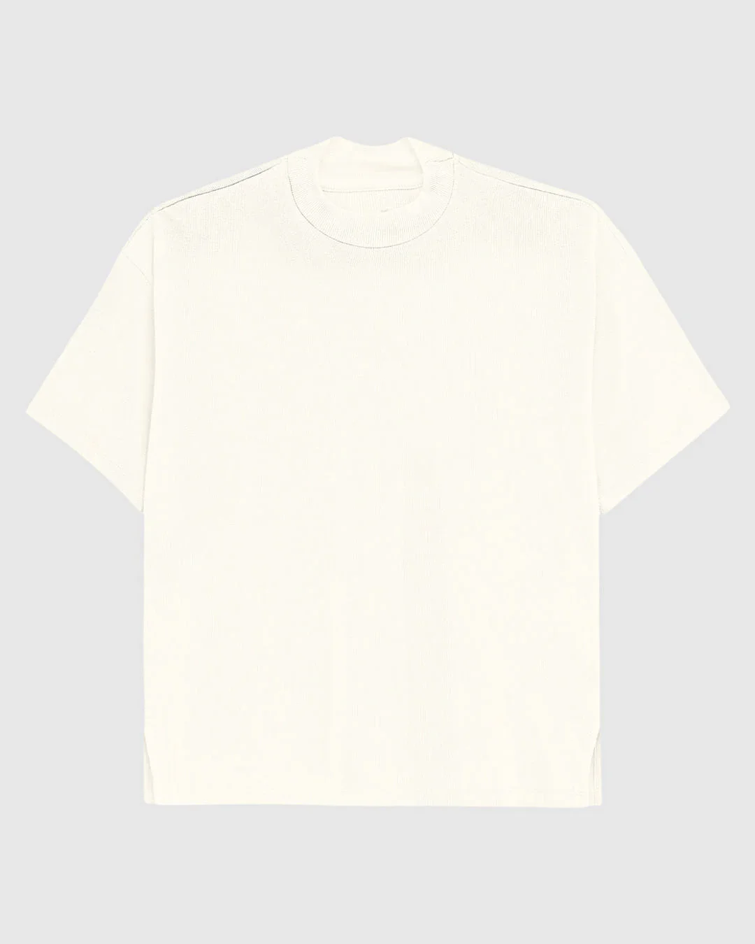 Blusa Feminina Oversized Fenda Lateral Malha Viscose Canelada - ENFIM