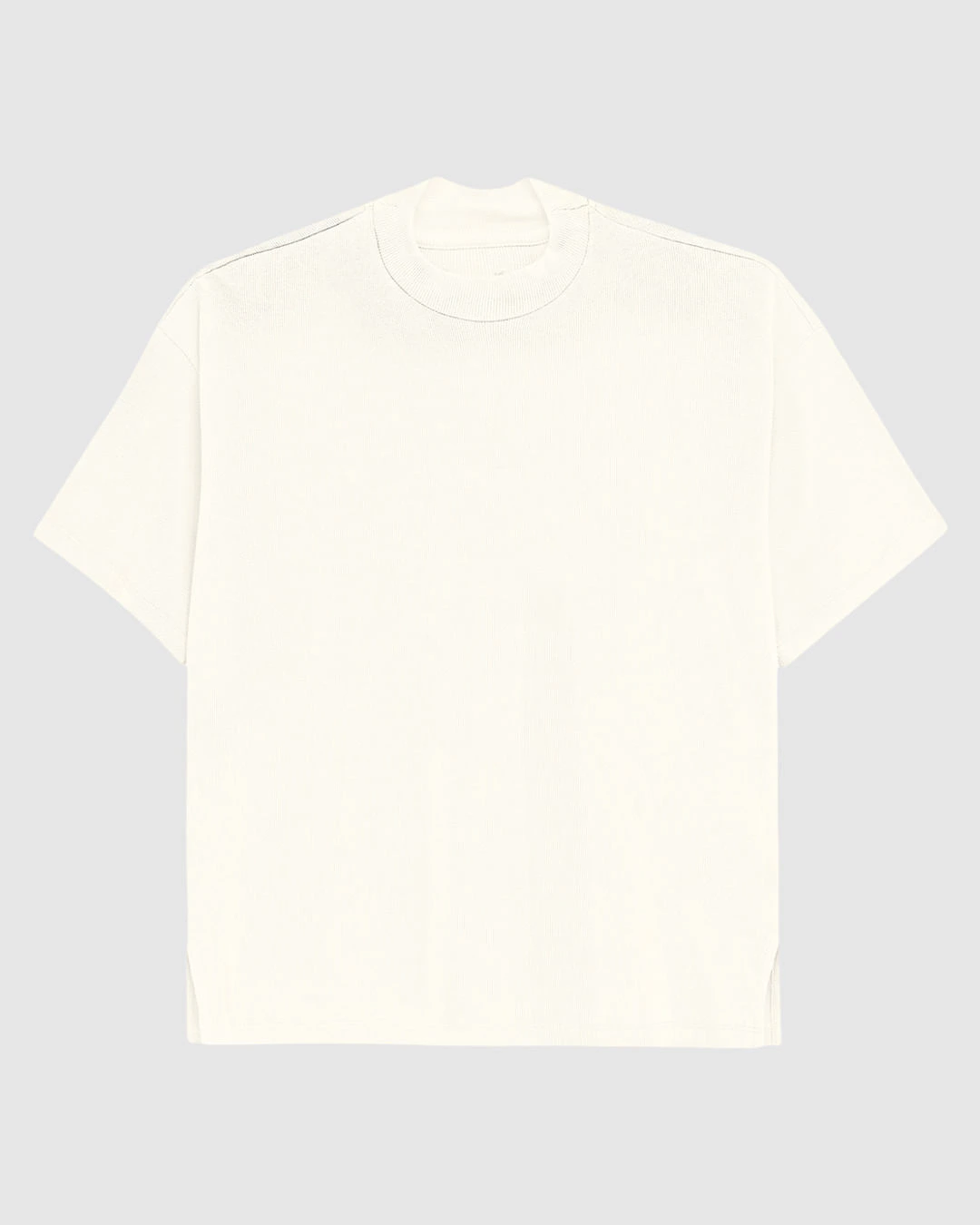 Blusa Feminina Oversized Fenda Lateral Malha Viscose Canelada - ENFIM
