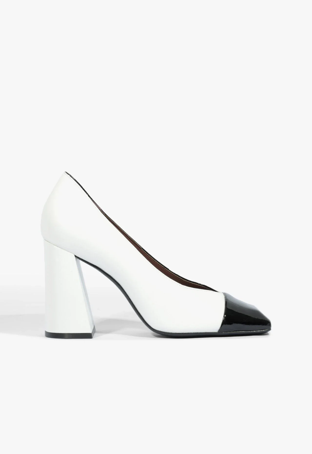 Scarpin Bianca Couro Branco