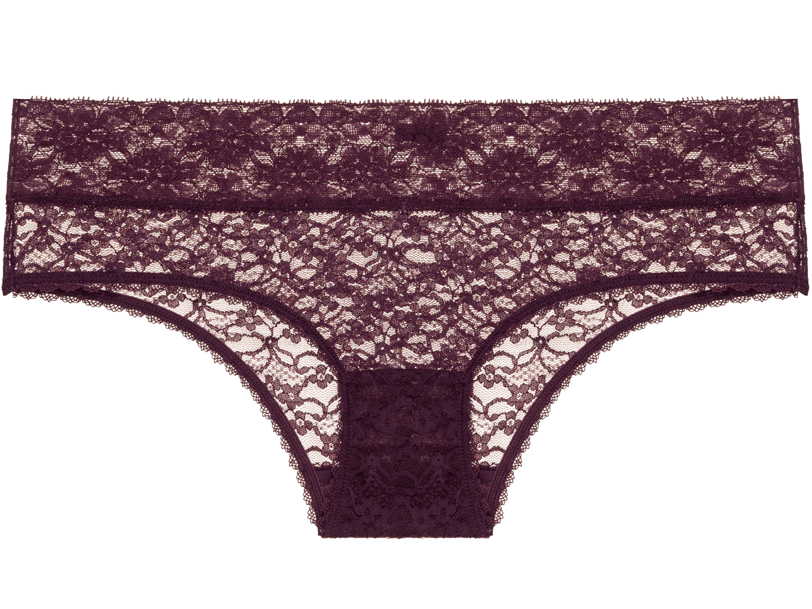 Calcinha Caleçon Renda Sweet Lace Roxo