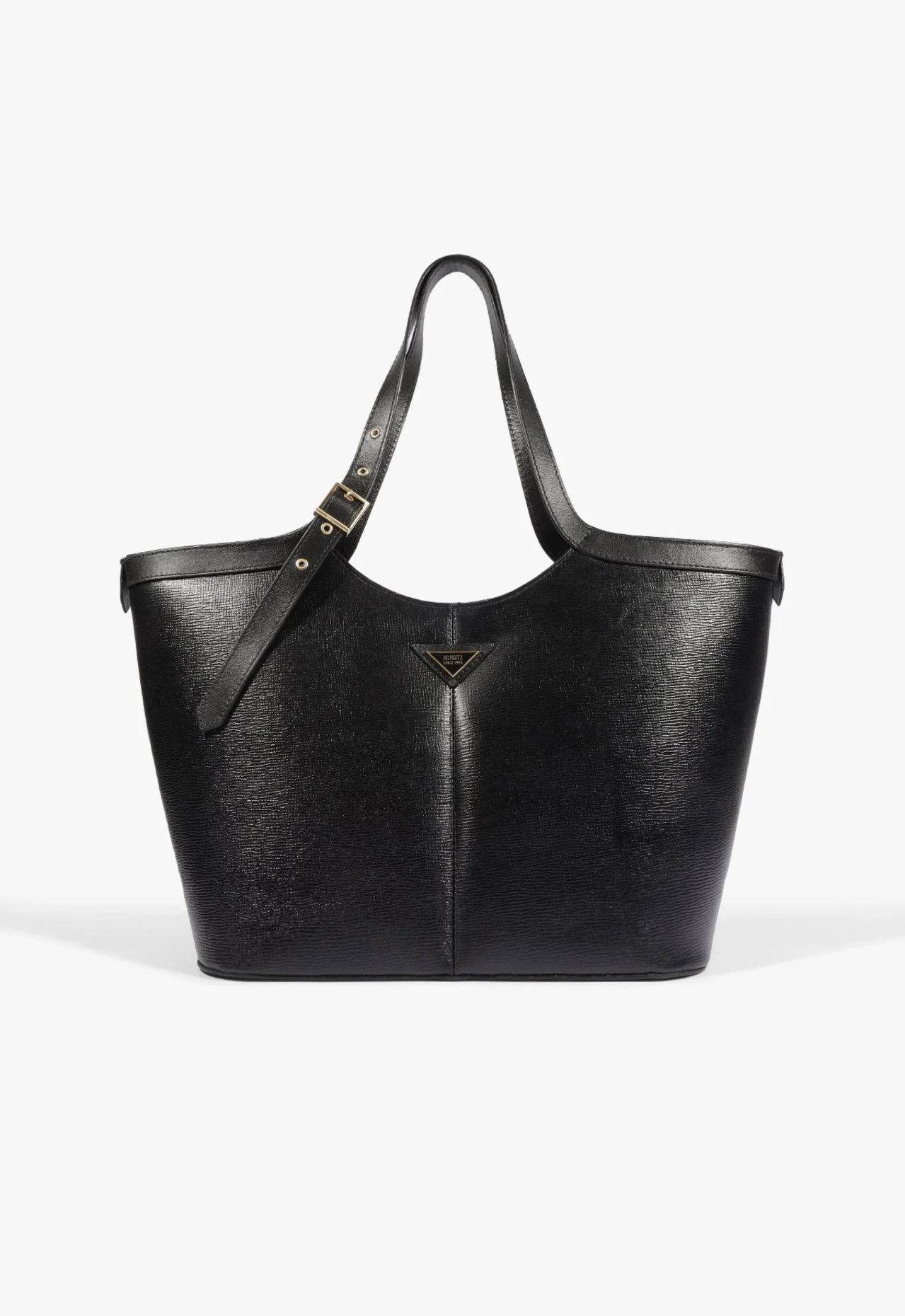 Bolsa Shopping Yani Grande Couro Preto