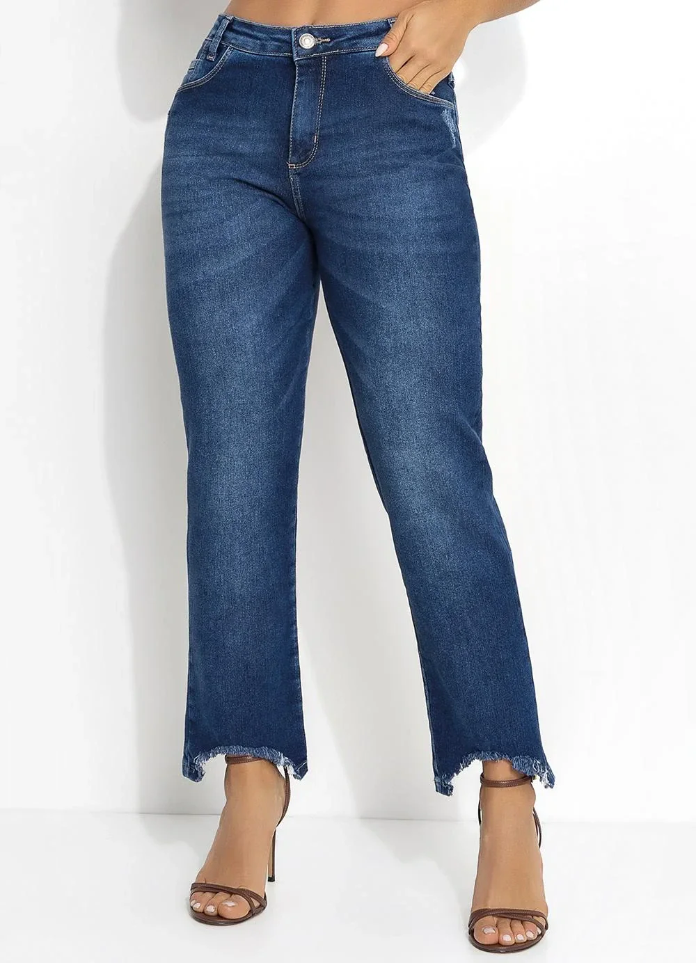 Sawary Jeans - Calça Jeans Reta Sawary