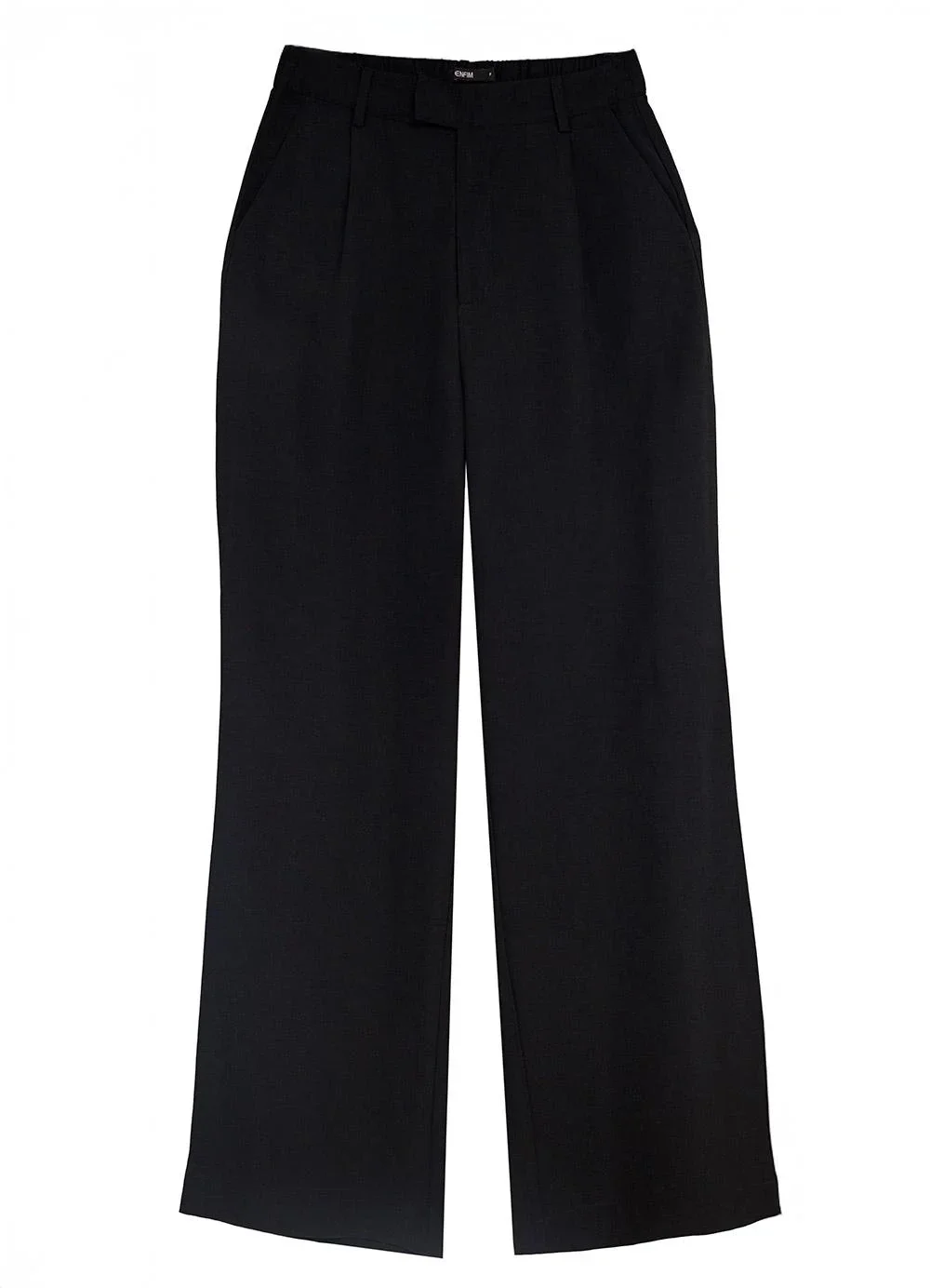 Enfim - Calça Alfaiataria com Pregas Preto