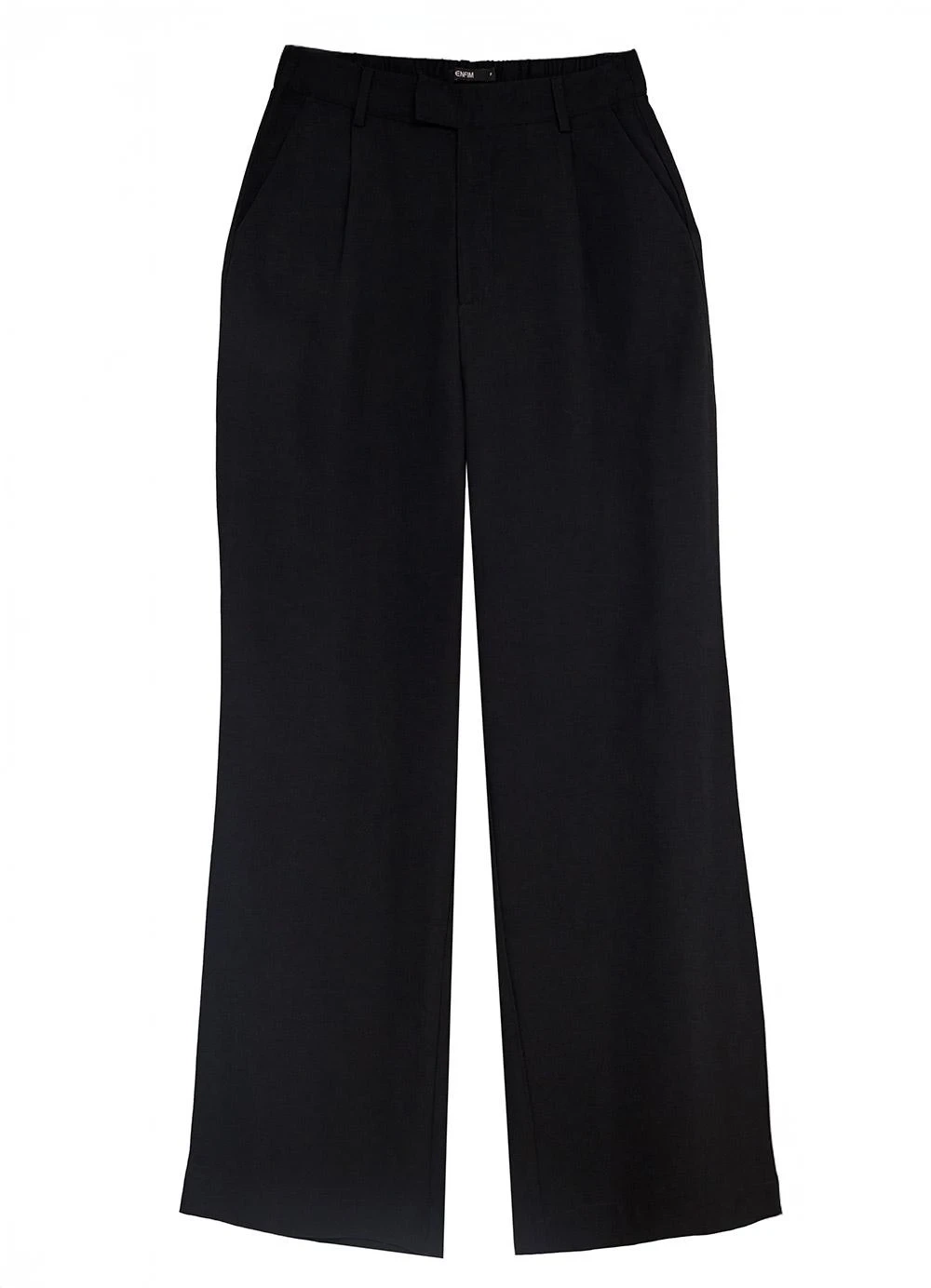 Enfim - Calça Alfaiataria com Pregas Preto