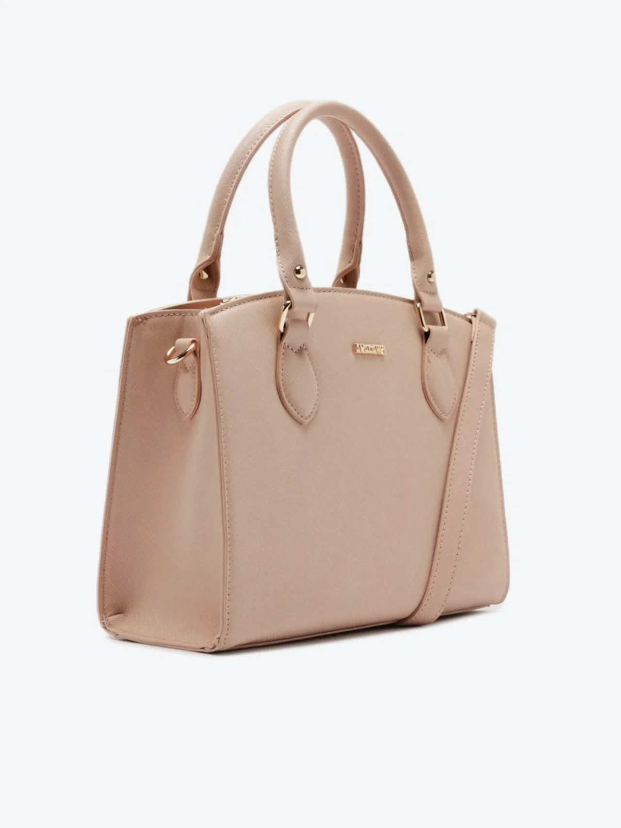 Bolsa Tote Média Essencial Com Pouch Bege