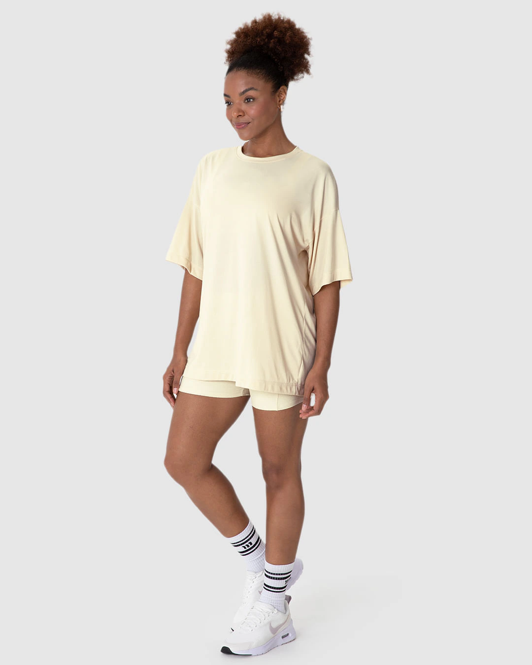 Blusa Esportiva Feminina Oversized Em Malha Dry E Proteção UV Malwee Active