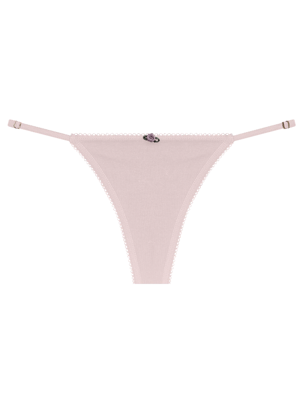 Calcinha String Fio Algodão Pop Rose Rosa Pale Lilac