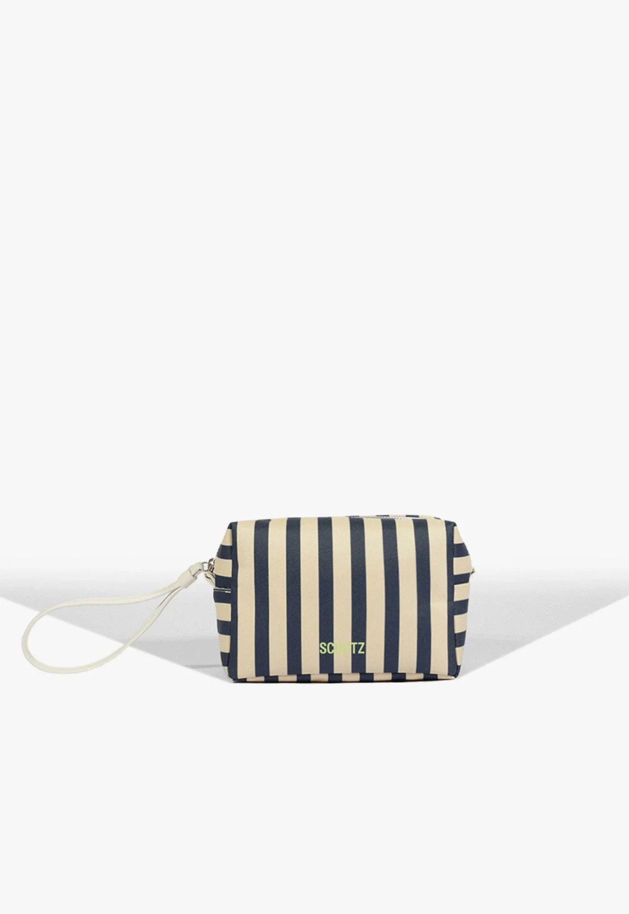 Necessaire Feminina Tecido Listras Preta