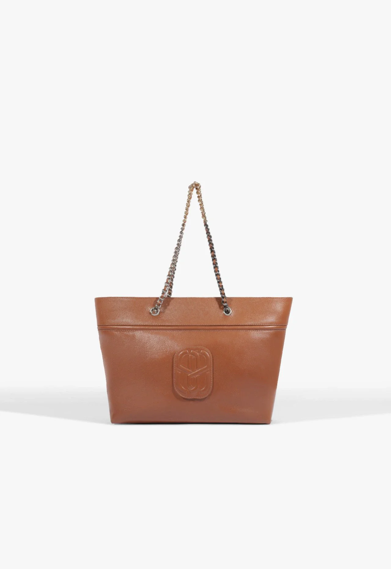 Bolsa Mini Shopping Belle Couro Marrom