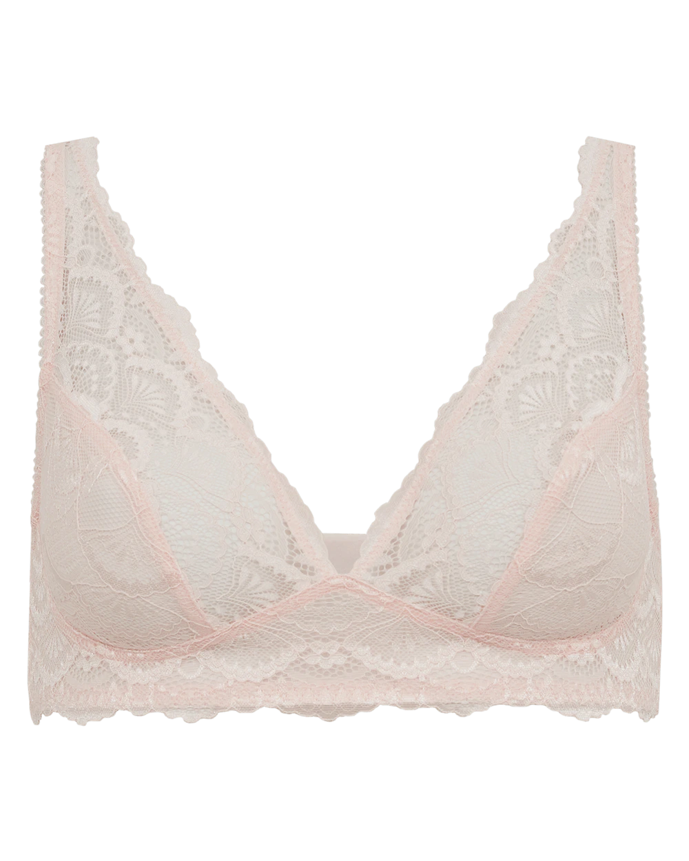 Sutiã Triângulo Renda Shiny Love Rosa Potpourri