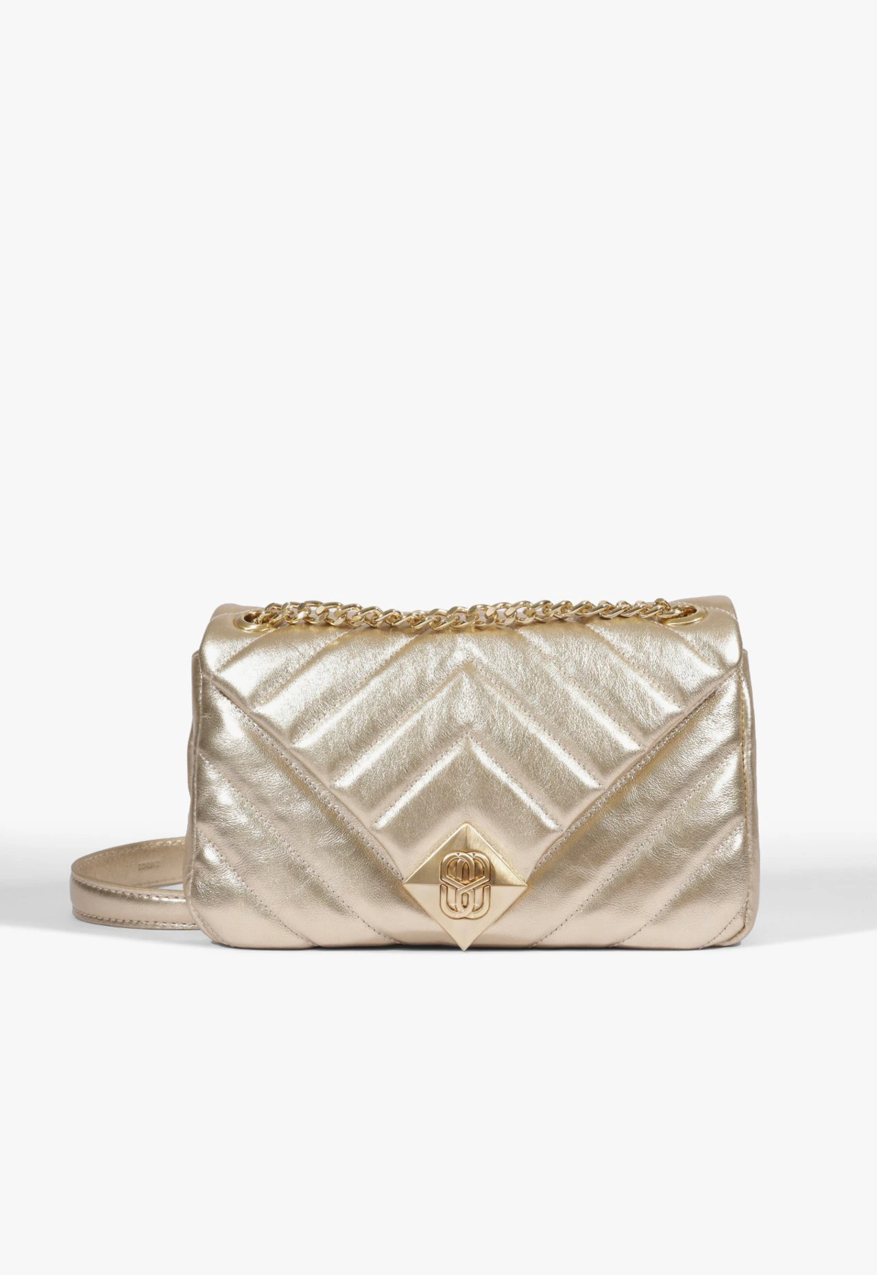 Bolsa Tiracolo Shoulder Aimee Grande Couro