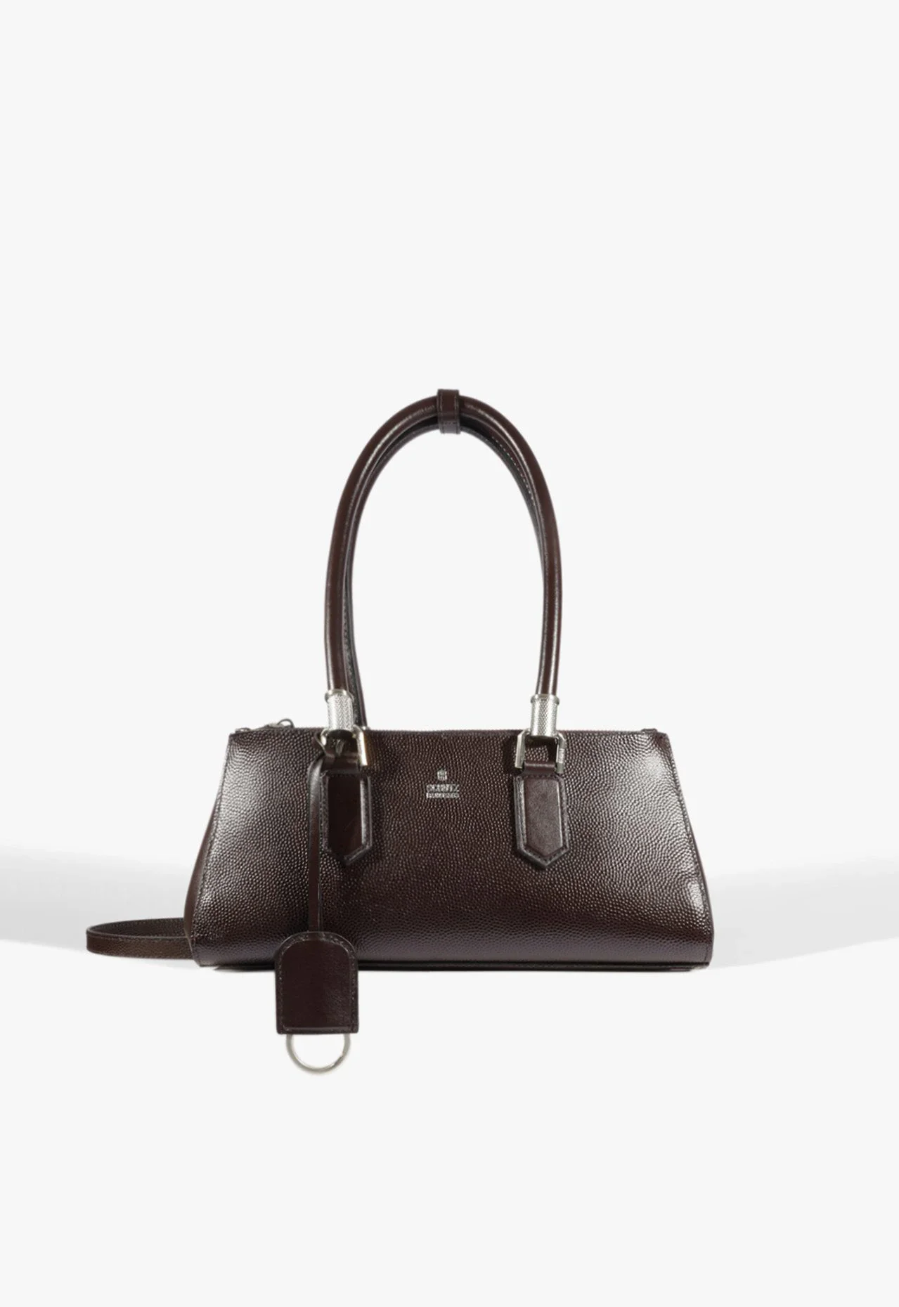 Bolsa Tote Lauren Média Couro Marrom