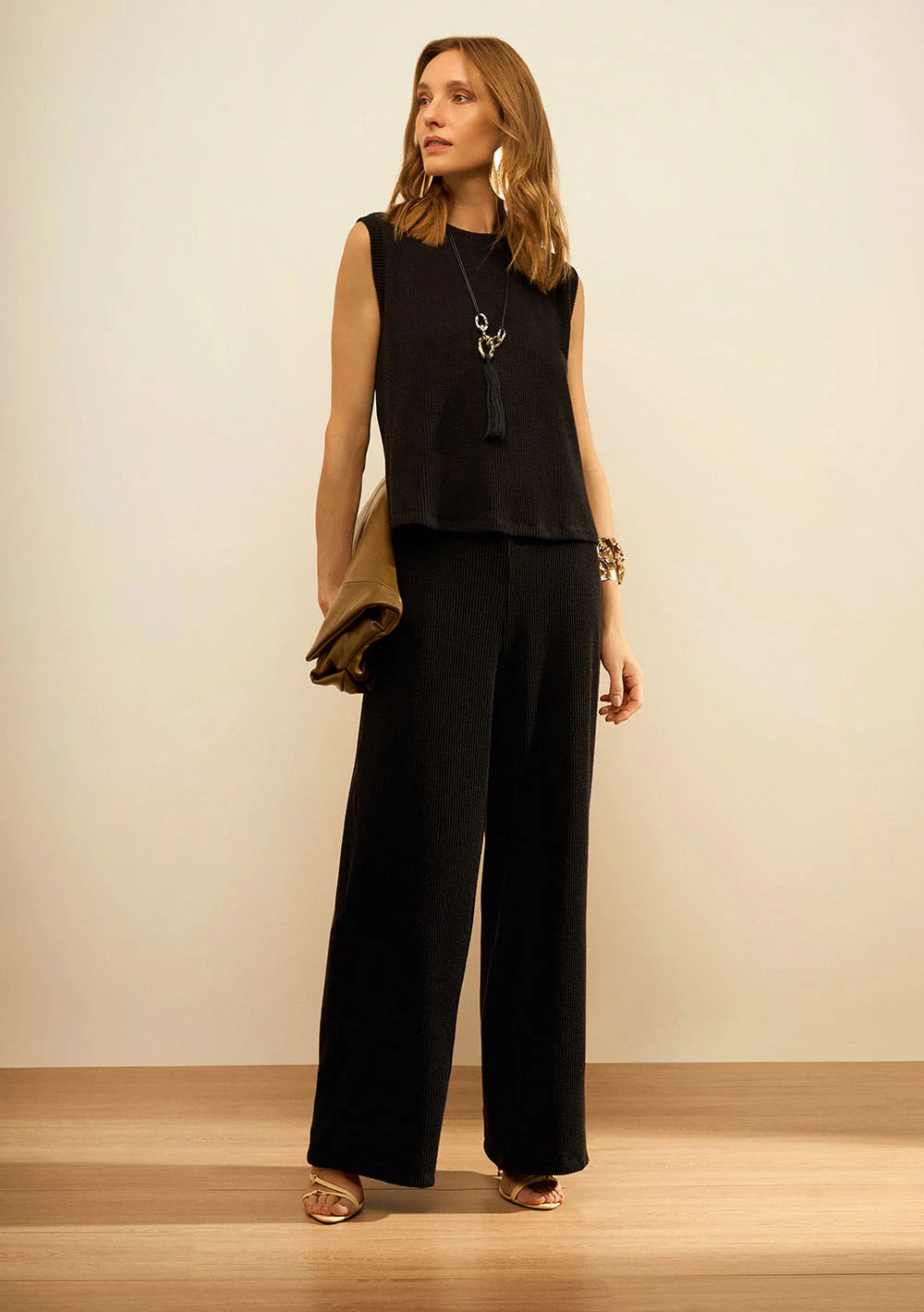 Calça Maria.Valentina Reta Alta Preto