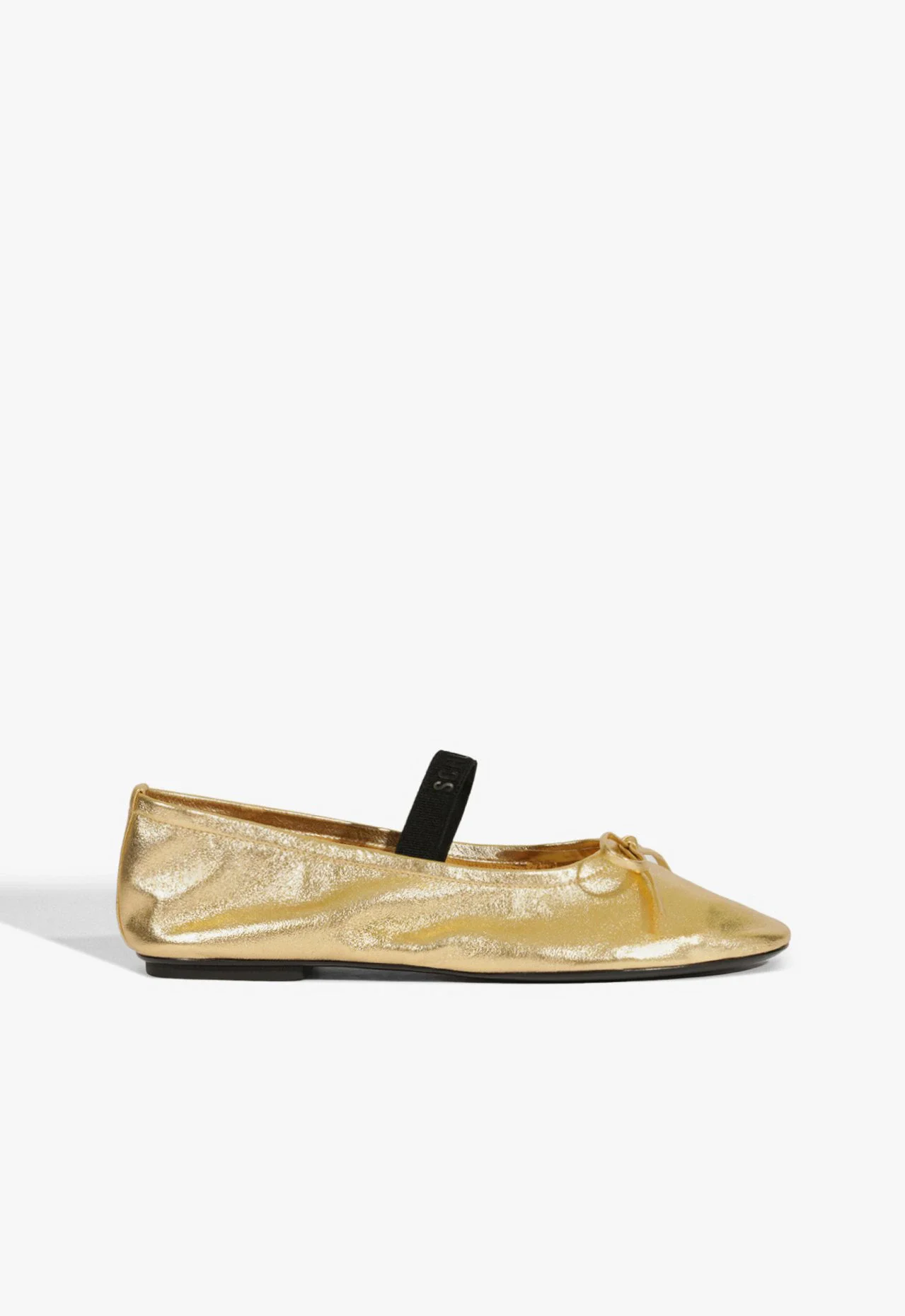 Sapatilha Classic Couro Dourado