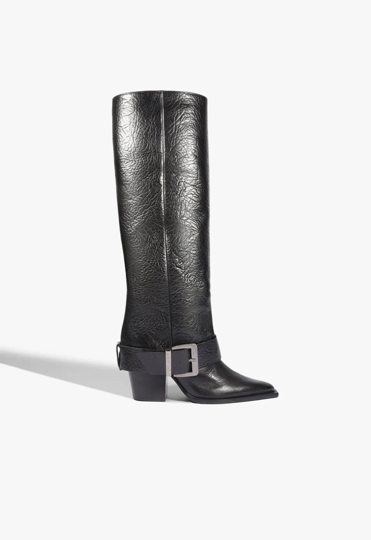 Bota Parker Up Couro Preta