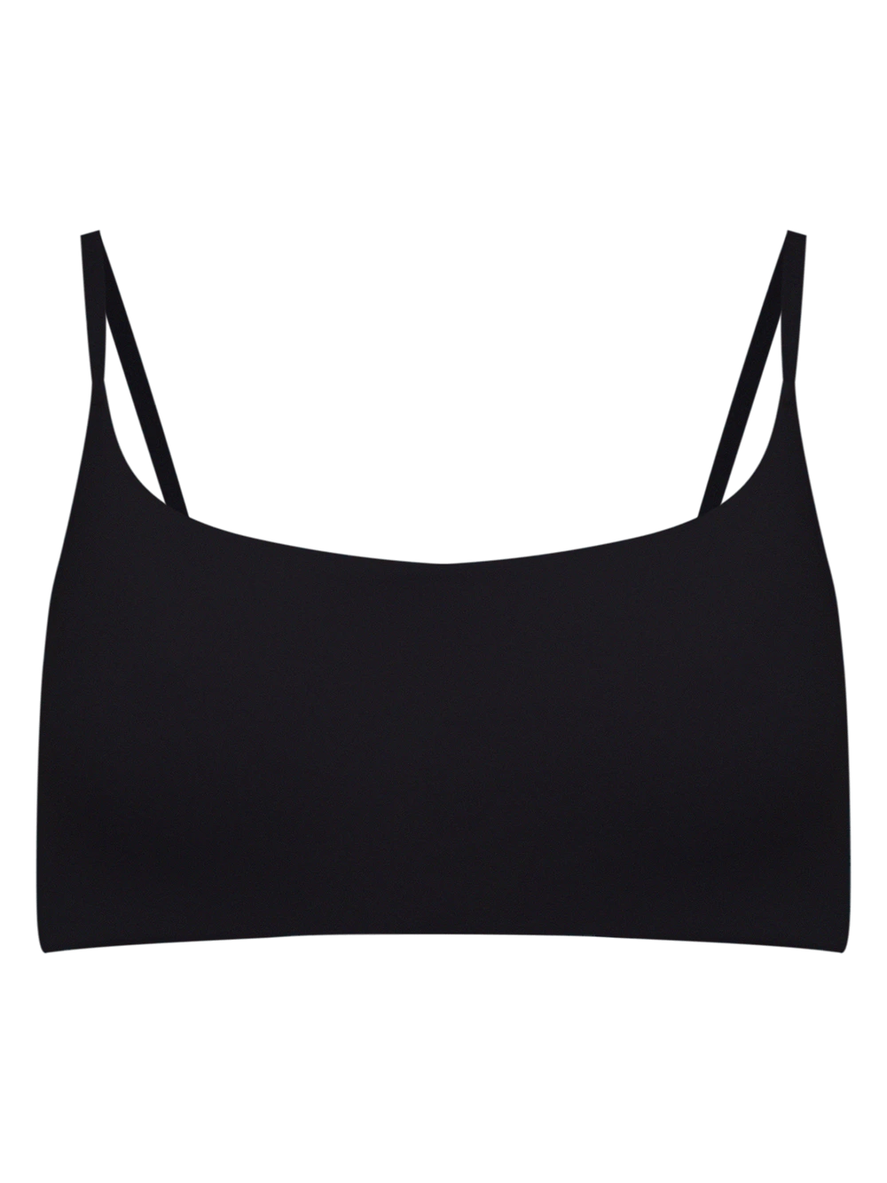 Top Faixa Bojo Essentials Microfibra Preto