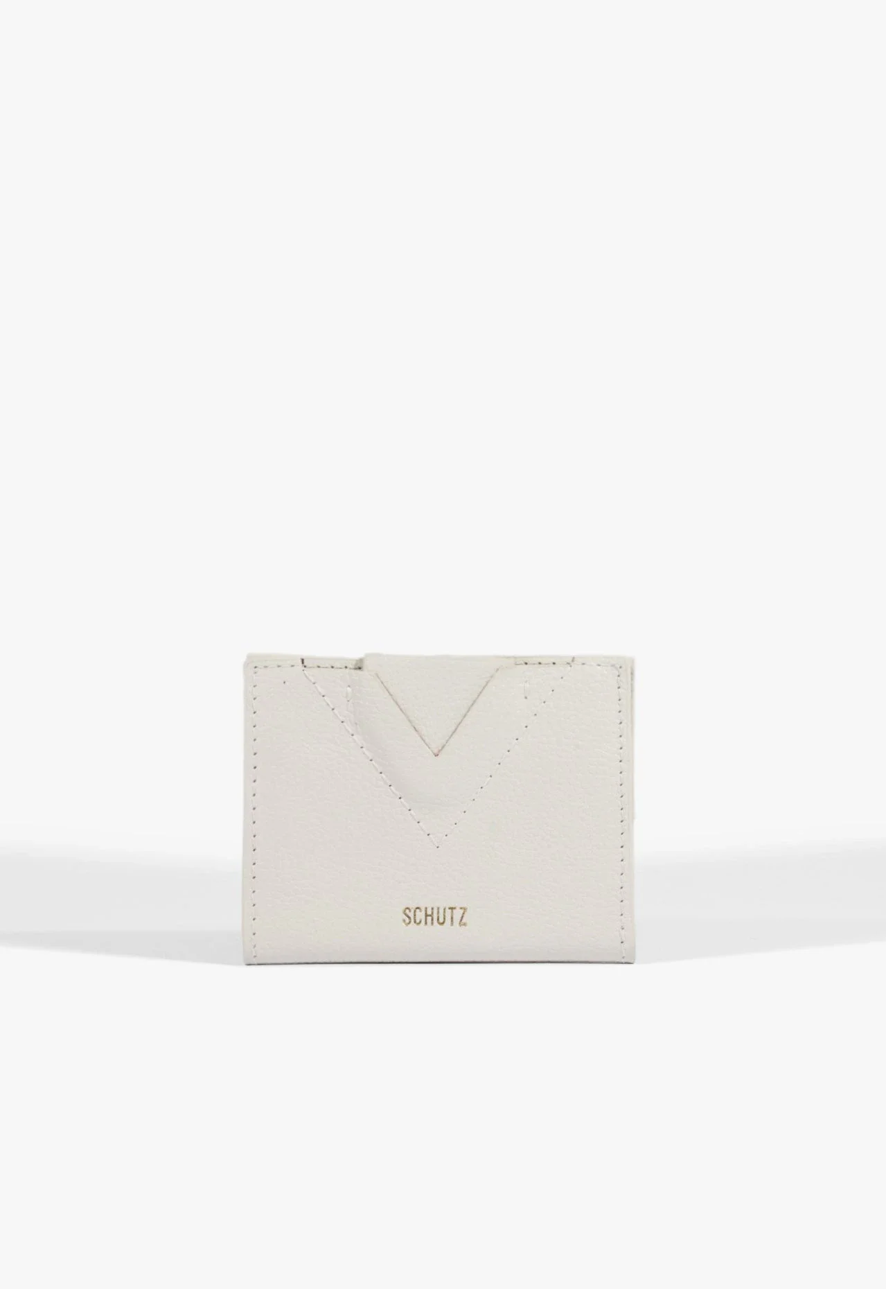 Porta Cartões Ellie Couro Branco