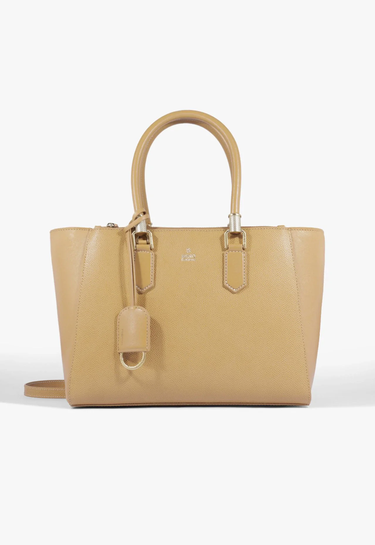Bolsa Tote Grande Lauren Couro Caramelo