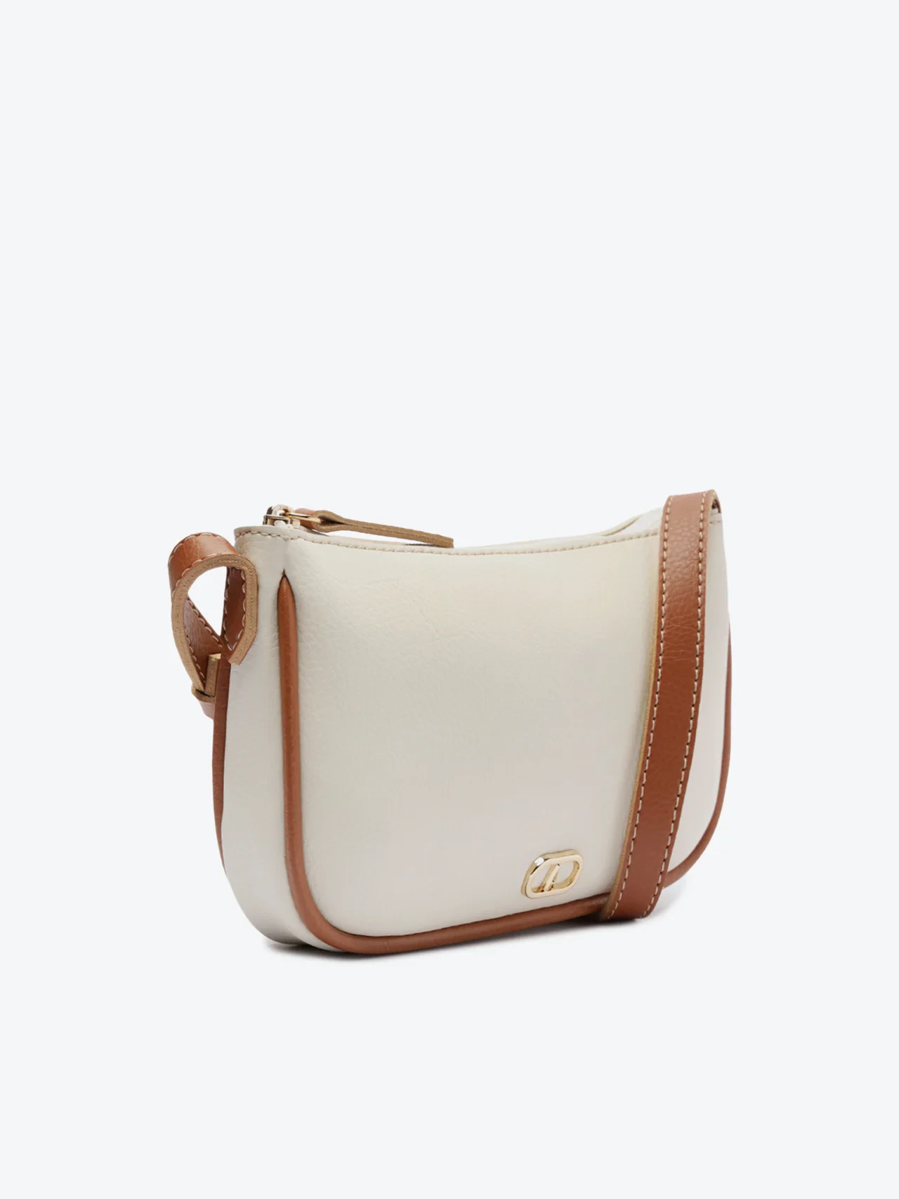 Bolsa Tiracolo Pequena Cápsula Branca