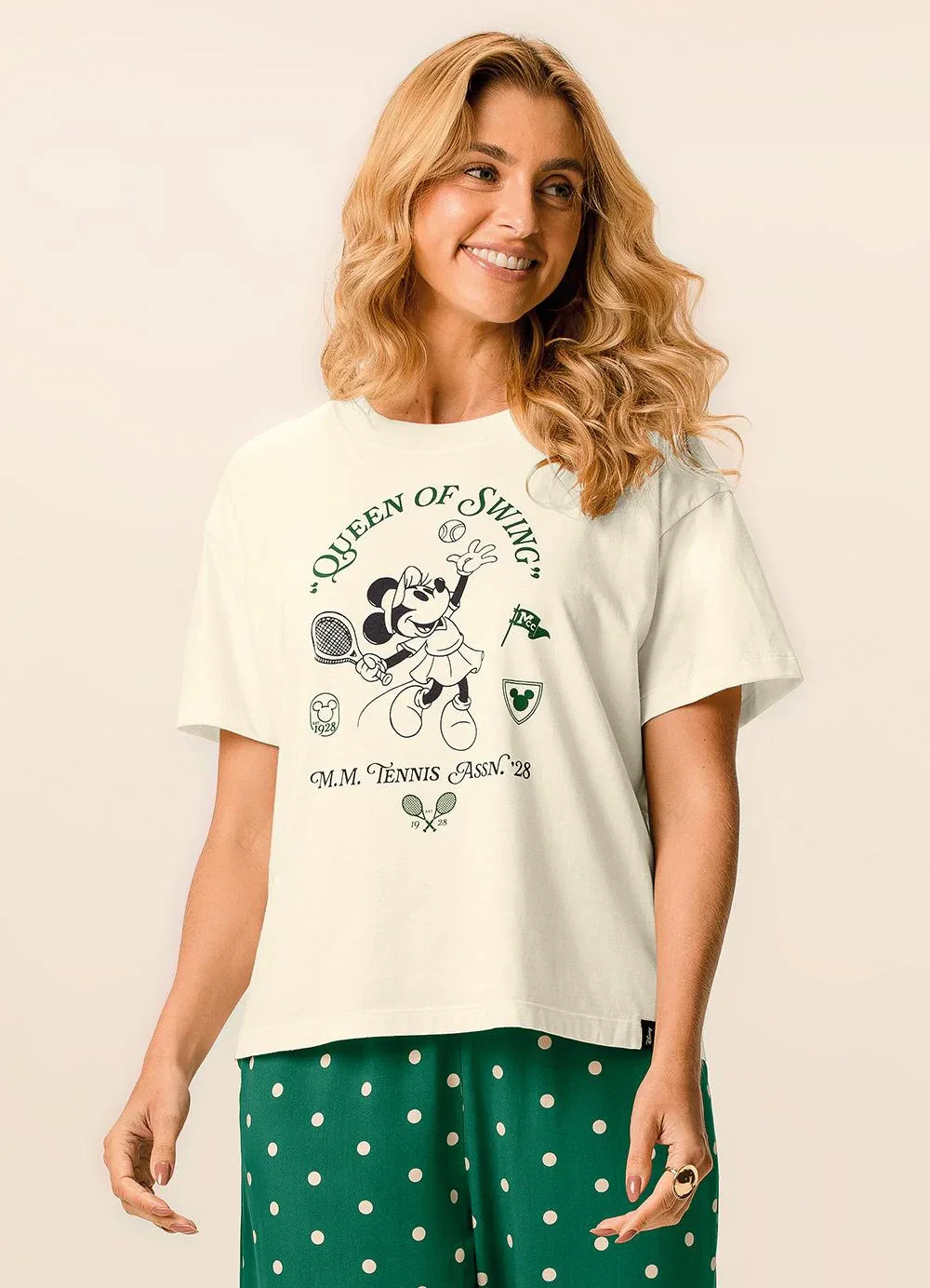 Malwee - Camiseta Queen Of Swing Disney® Off White
