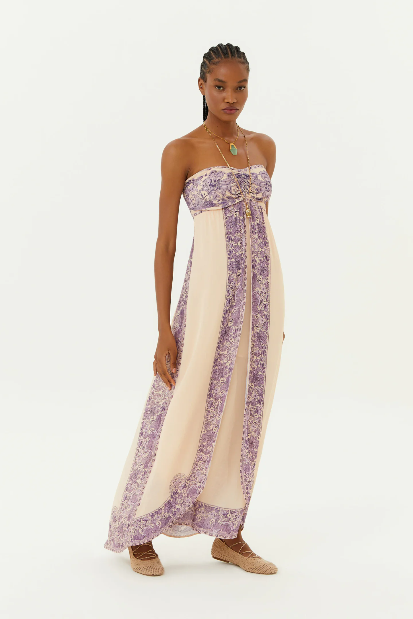 Vestido Midi Ggt Estampa Gal