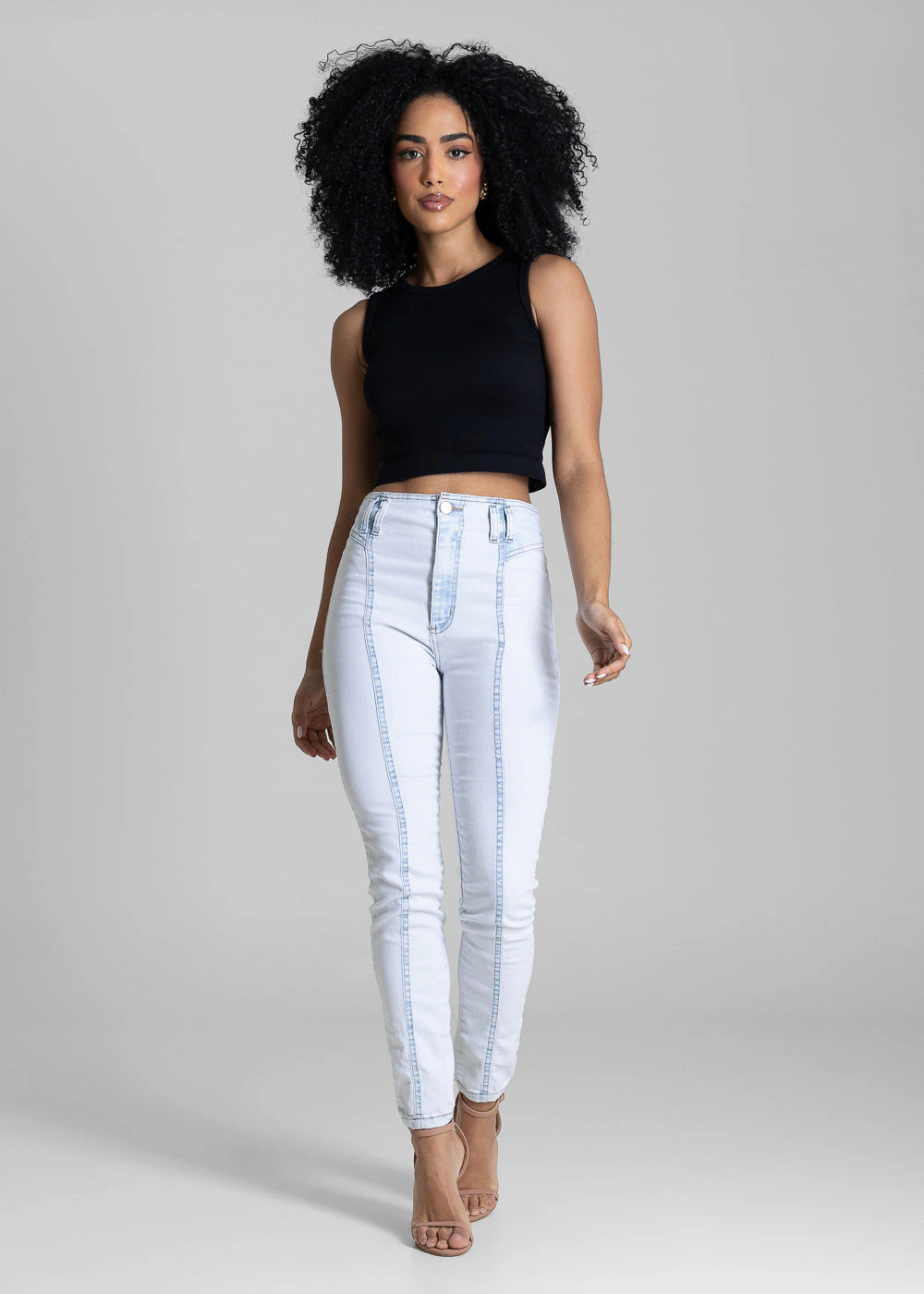 Calça Jeans Sawary Cigarrete - 284153 AZUL