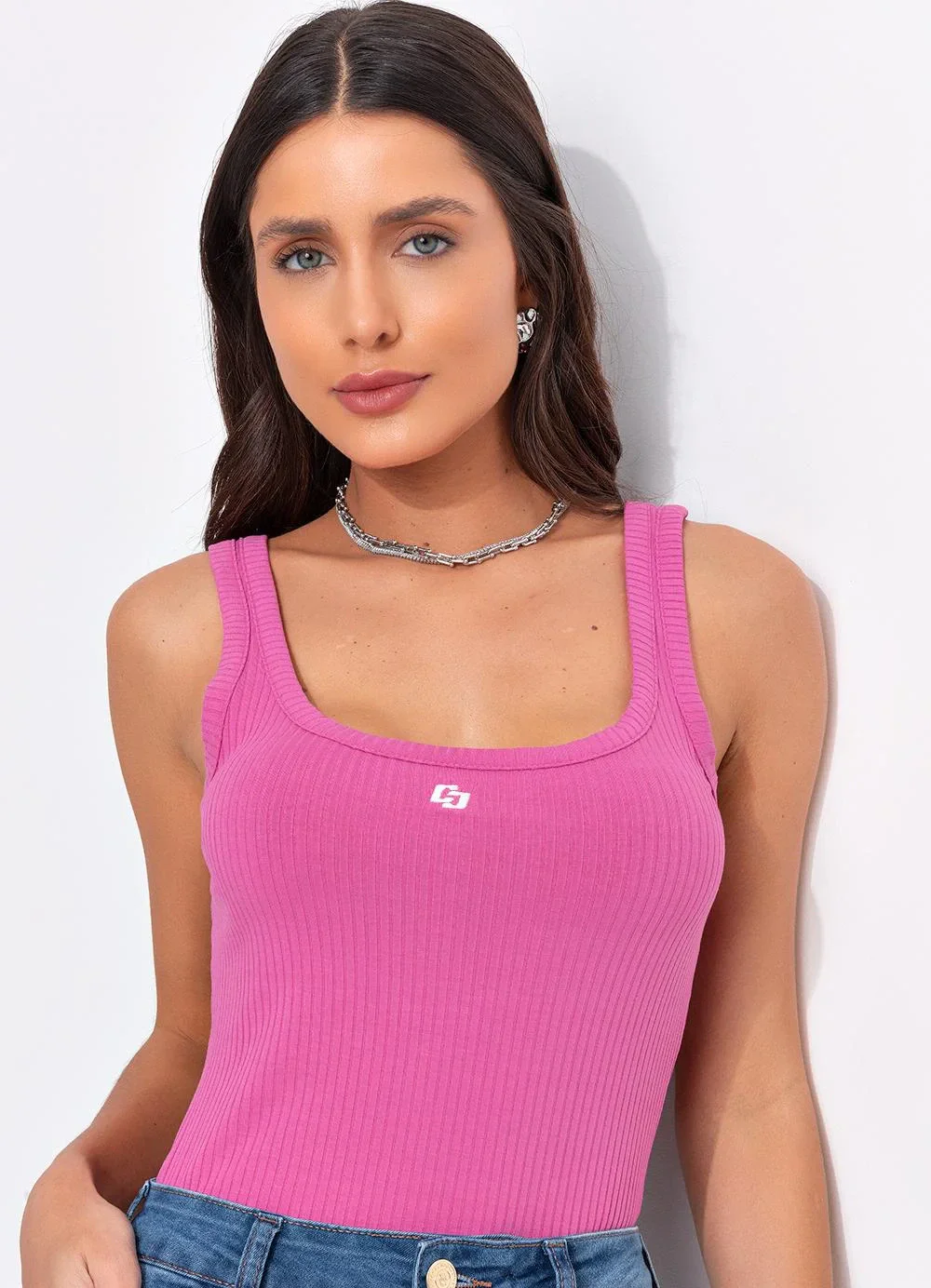 Colcci - Regata Canelada Rosa