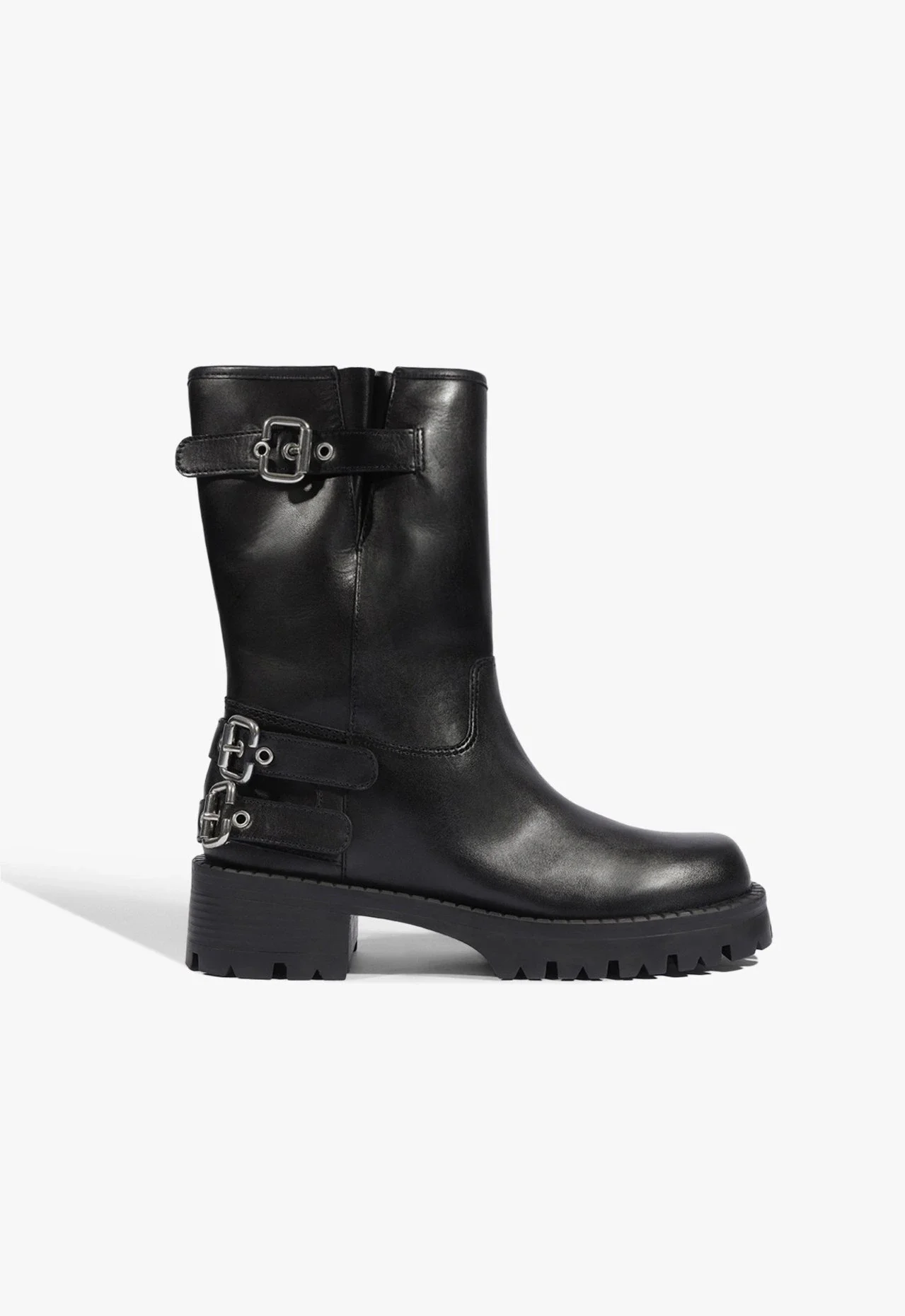 Bota Valen Couro Preta