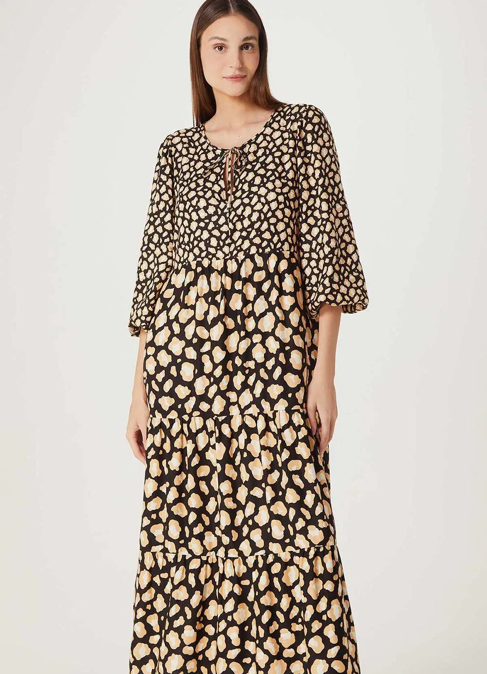 Hering - Vestido Midi Estampado