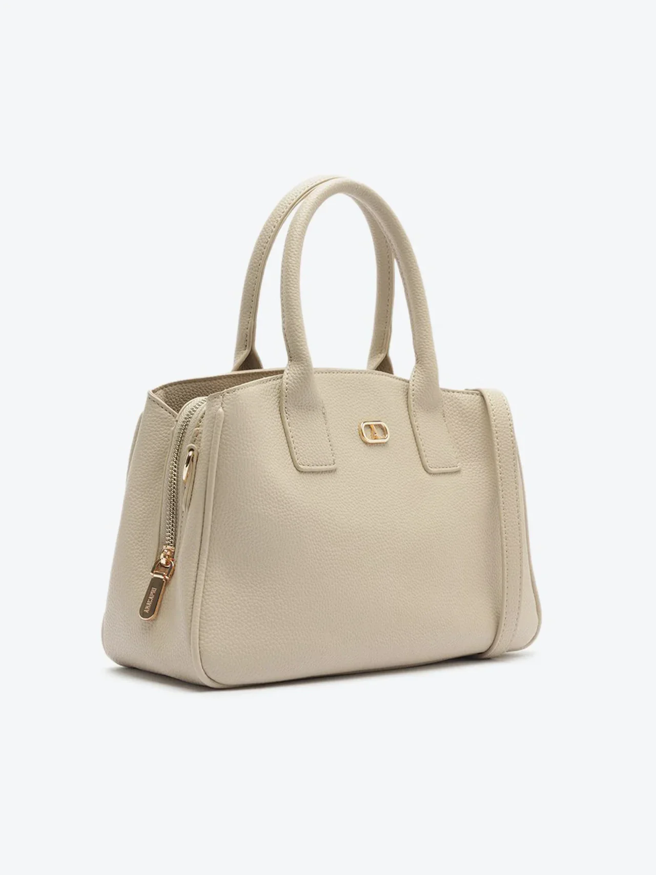 Bolsa Tote Média Bag Charm Porta-Cartão Cinza