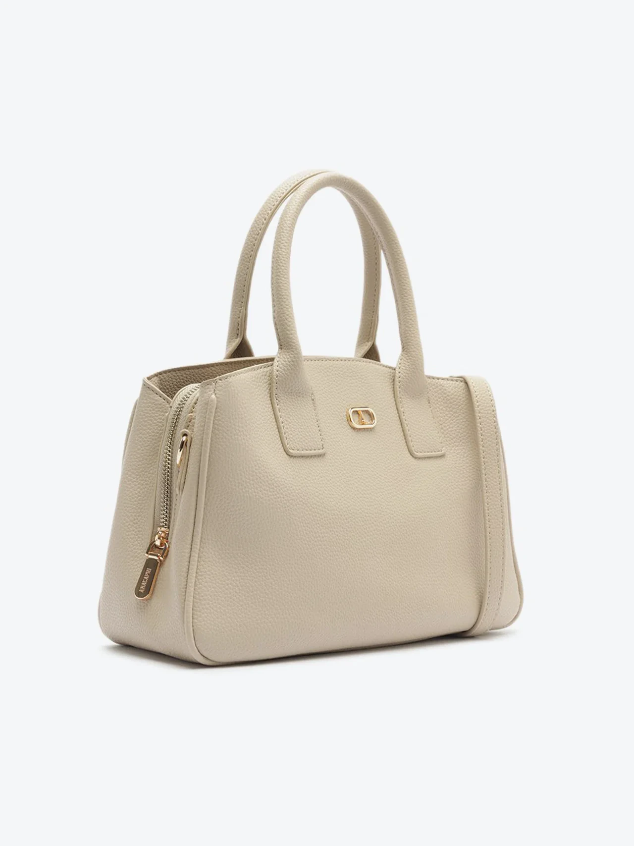 Bolsa Tote Média Bag Charm Porta-Cartão Cinza