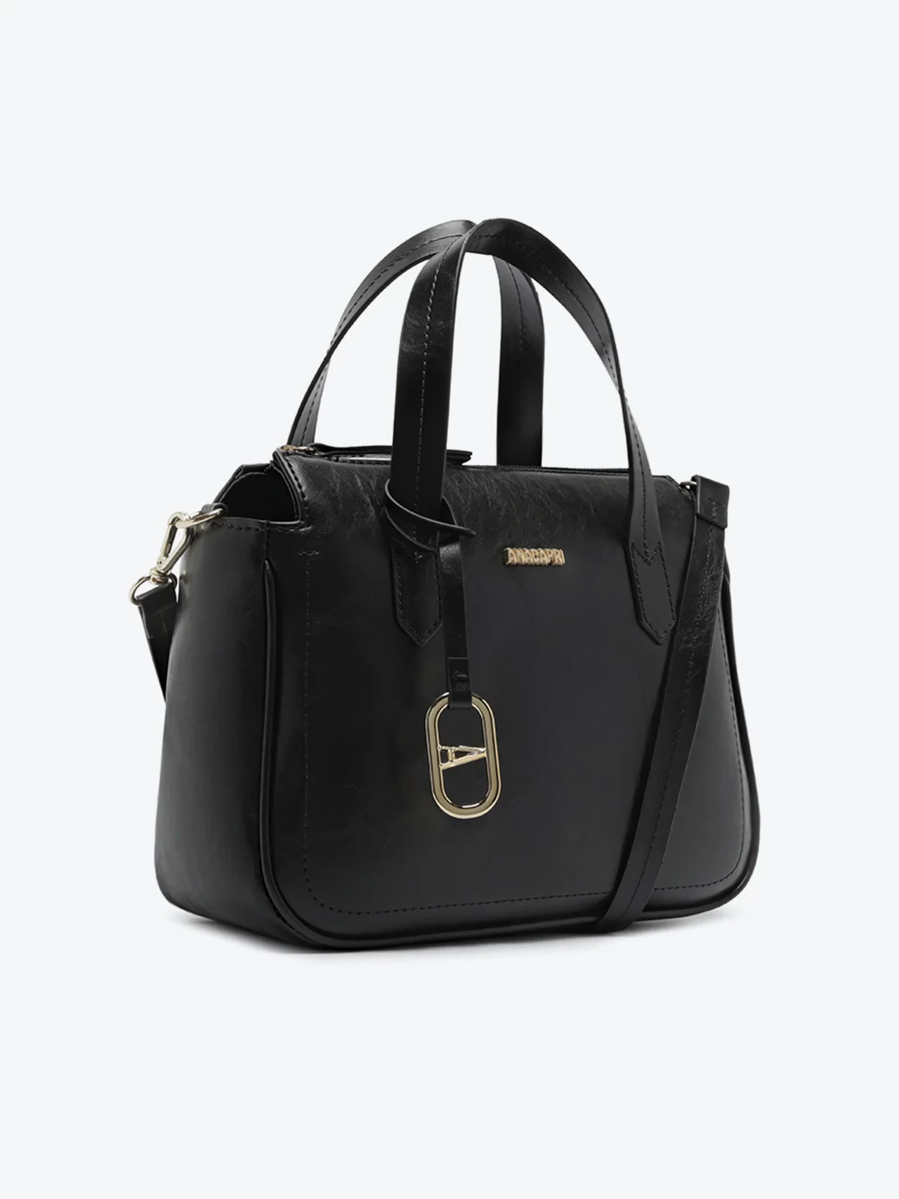 Bolsa Tote Média Bag Charm Preta
