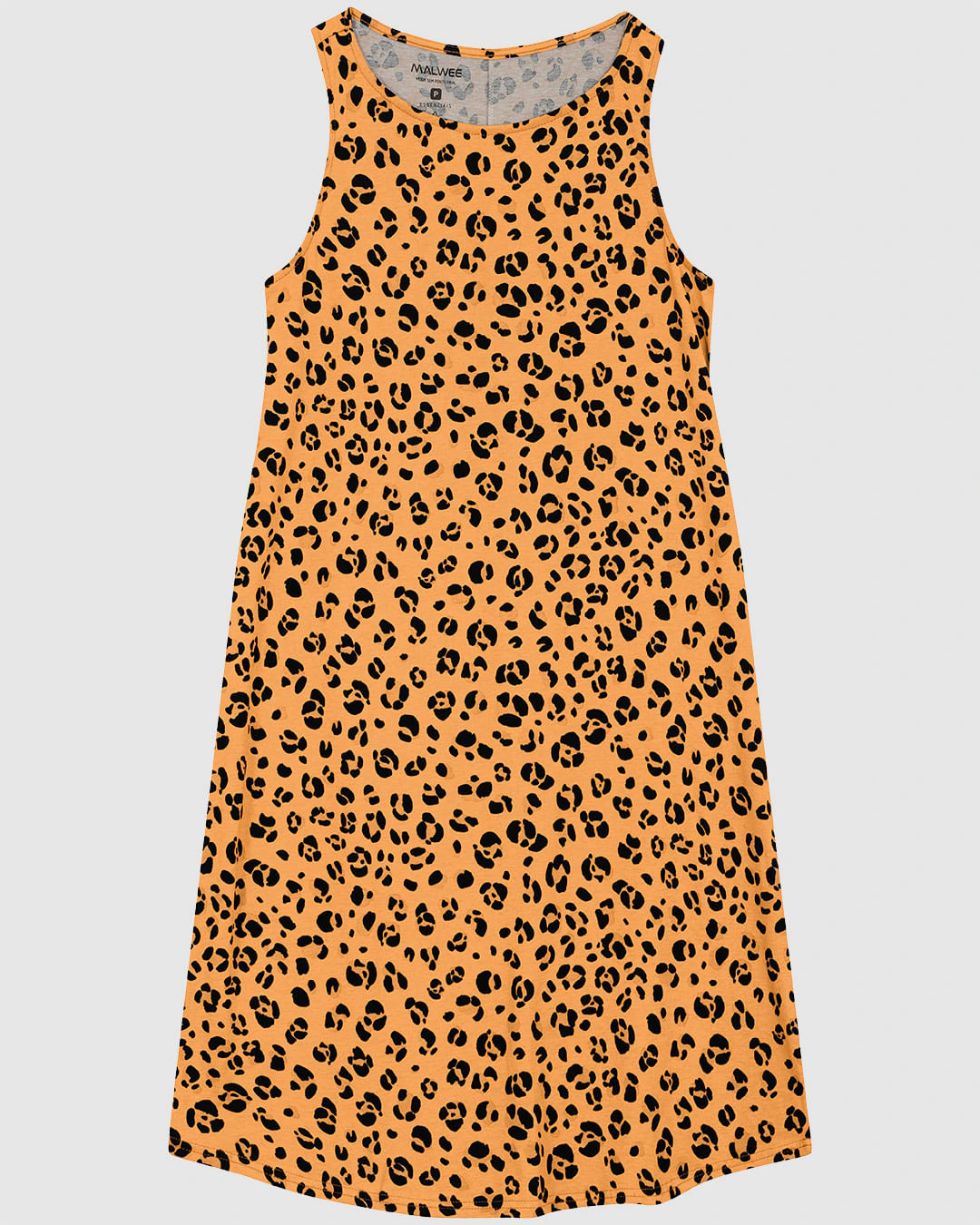 Vestido Feminino Regata Estampado Em Algodão