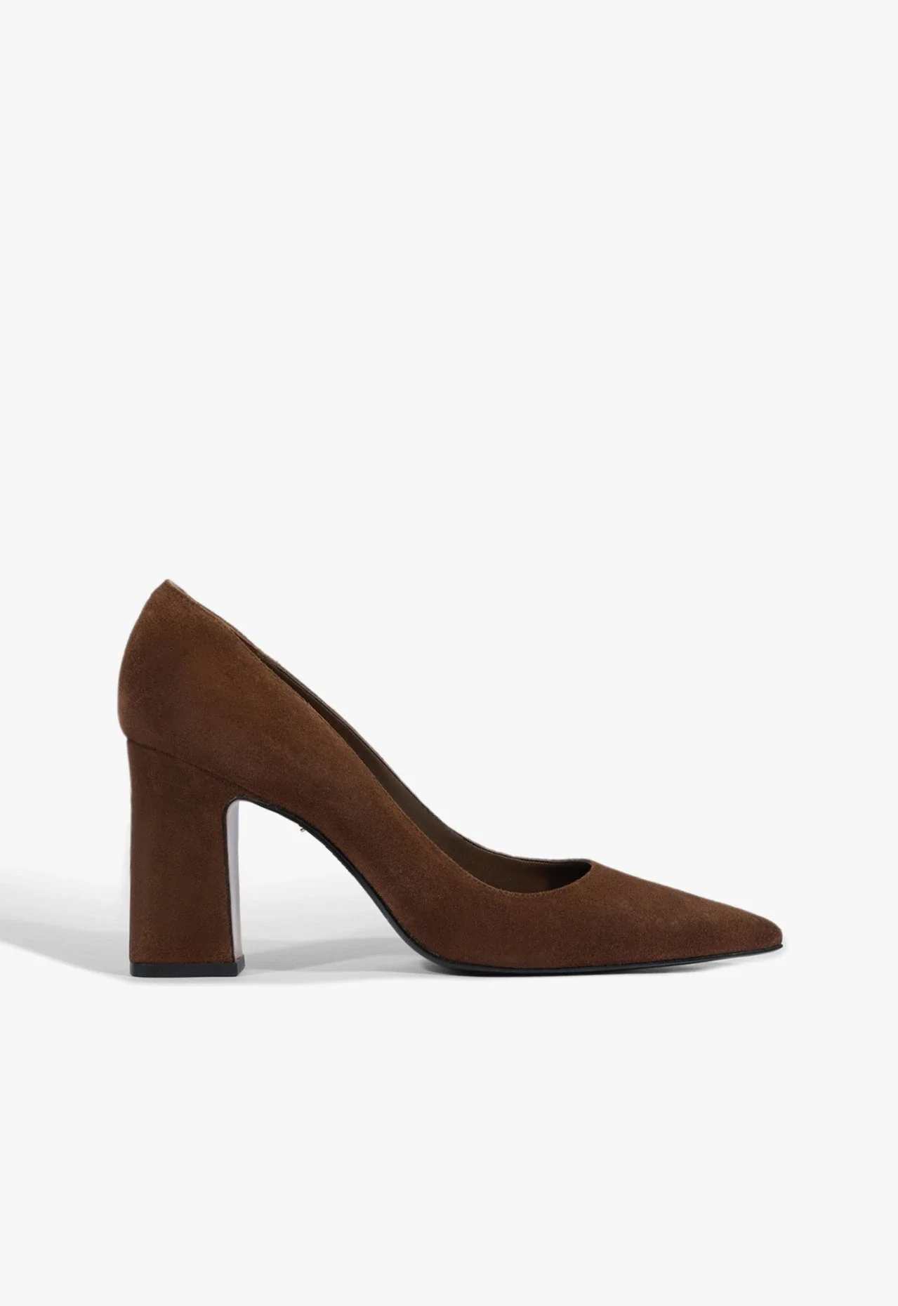 Scarpin Eleanor Camurça Marrom
