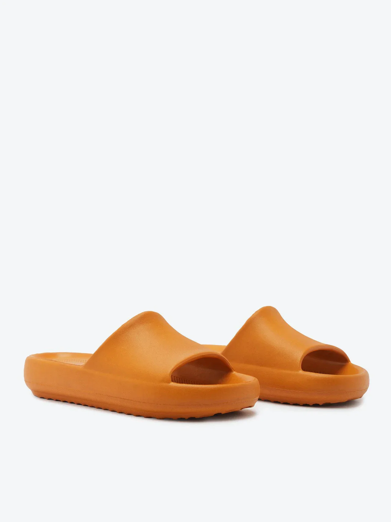 Chinelo Nuvem Liso Laranja