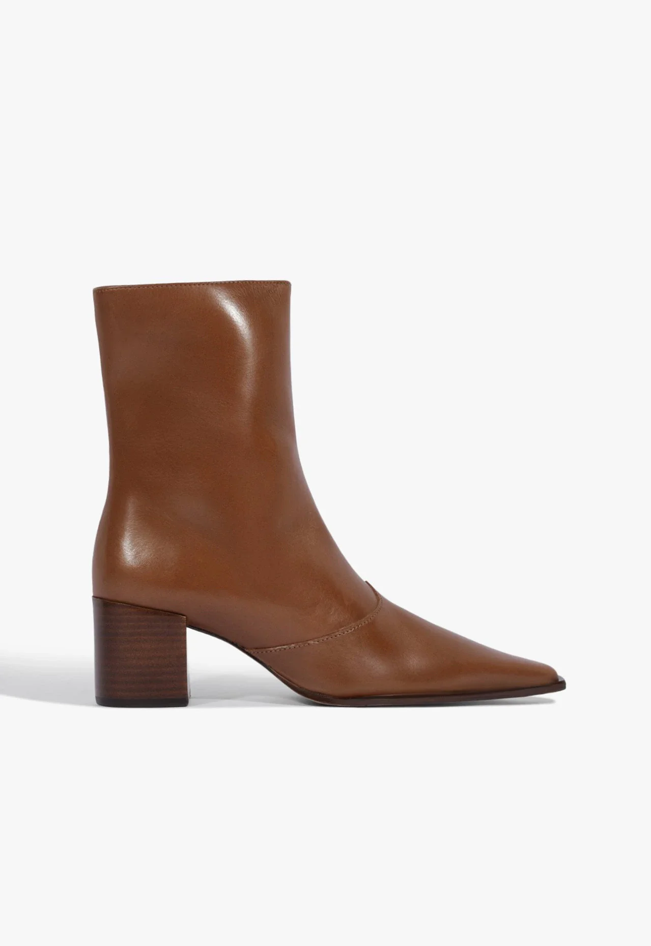 Bota Raffaela Mid Couro Marrom