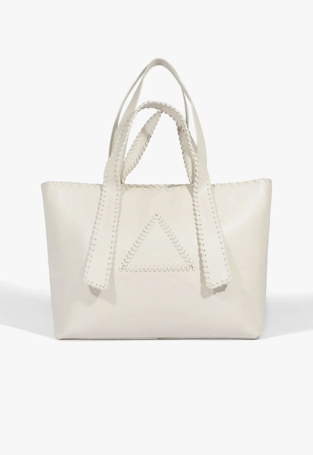 Bolsa Shopping Sporty Grande Couro Branca