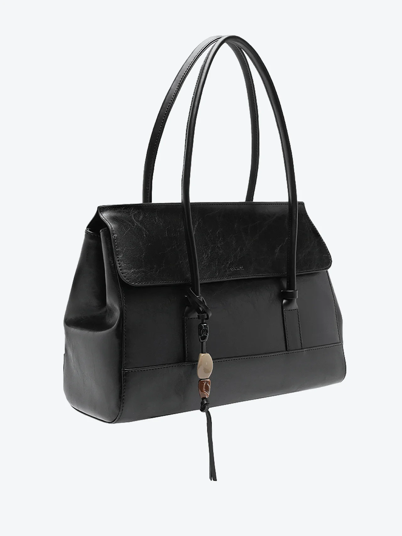 Bolsa Shopping Grande Lisa Preta
