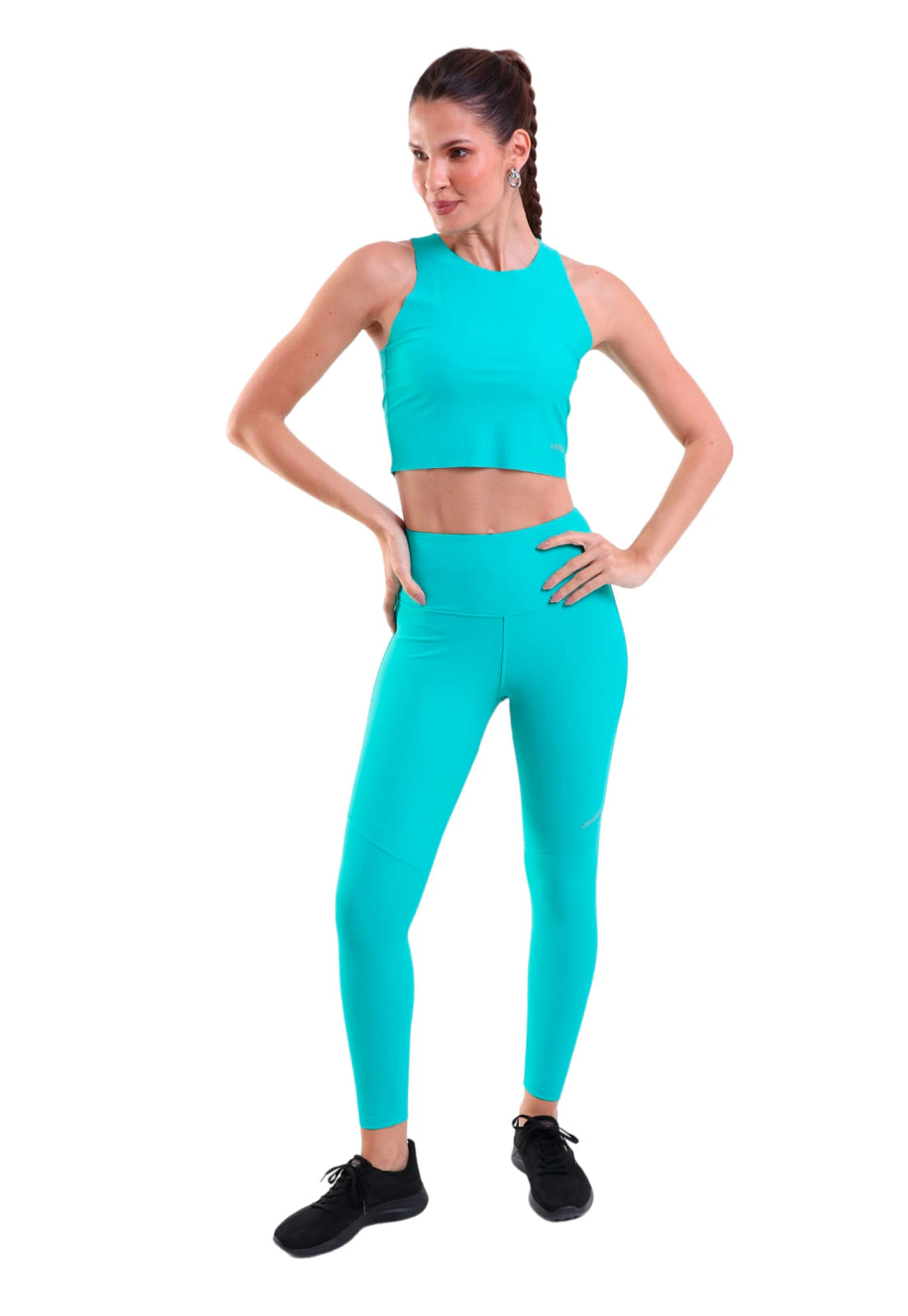 Calça Legging Top Beach Clipping Com Recortes