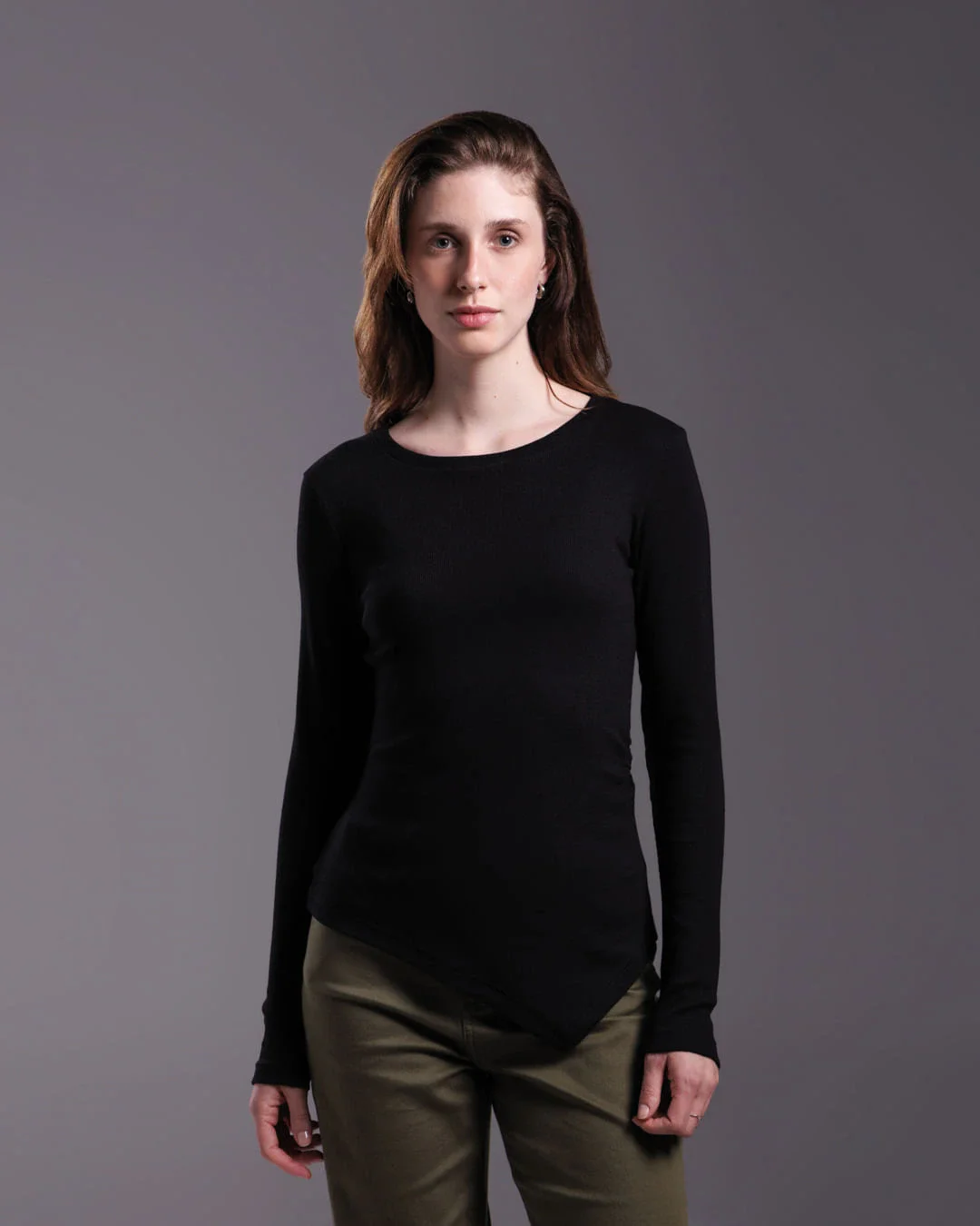 Blusa Ribana Tech Anti Odor Assimétrica Feminina - BASICAMENTE