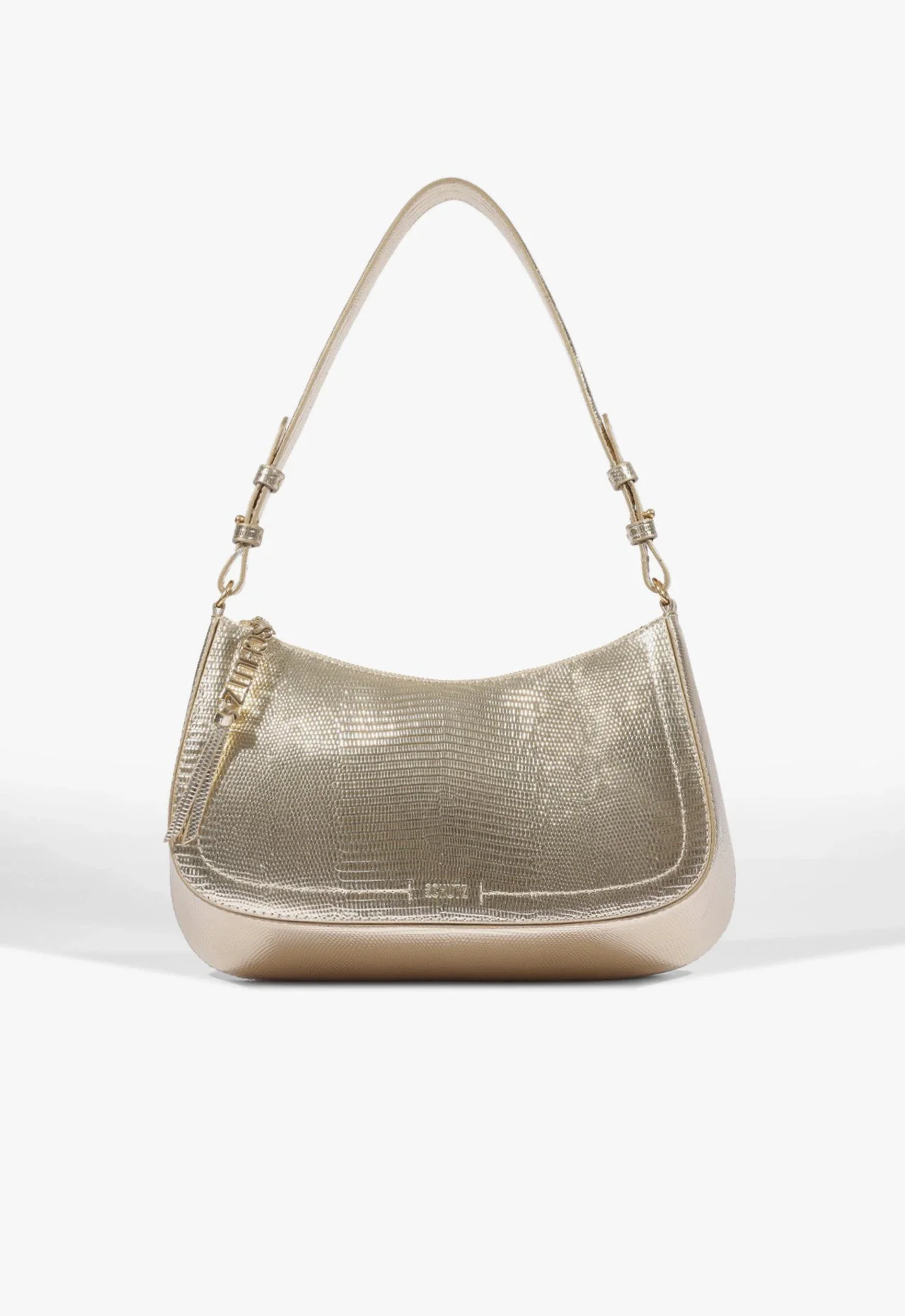 Bolsa Shoulder Tina Média Dourada