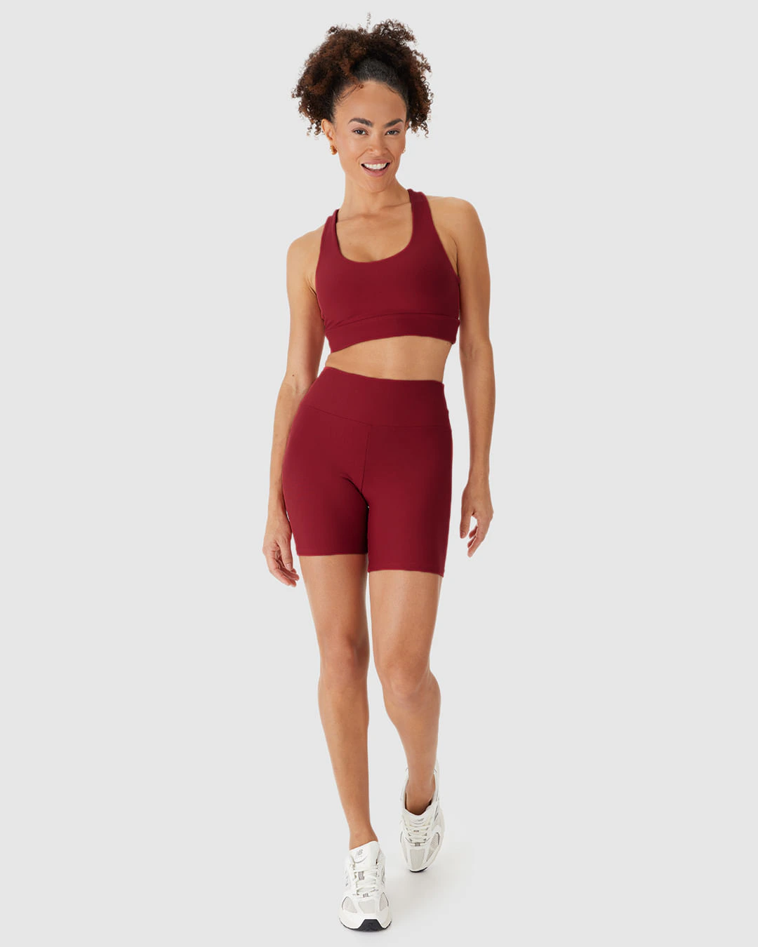 Shorts Esportivo Feminino Justo Em Malha Com Proteção UV50+ Malwee Active