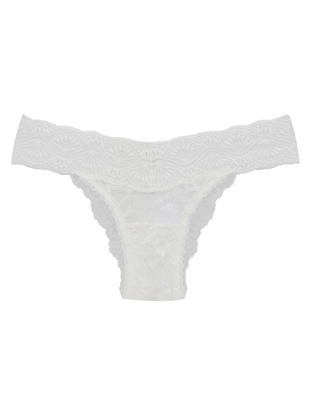 Calcinha Biquíni Renda Shiny Love Branco
