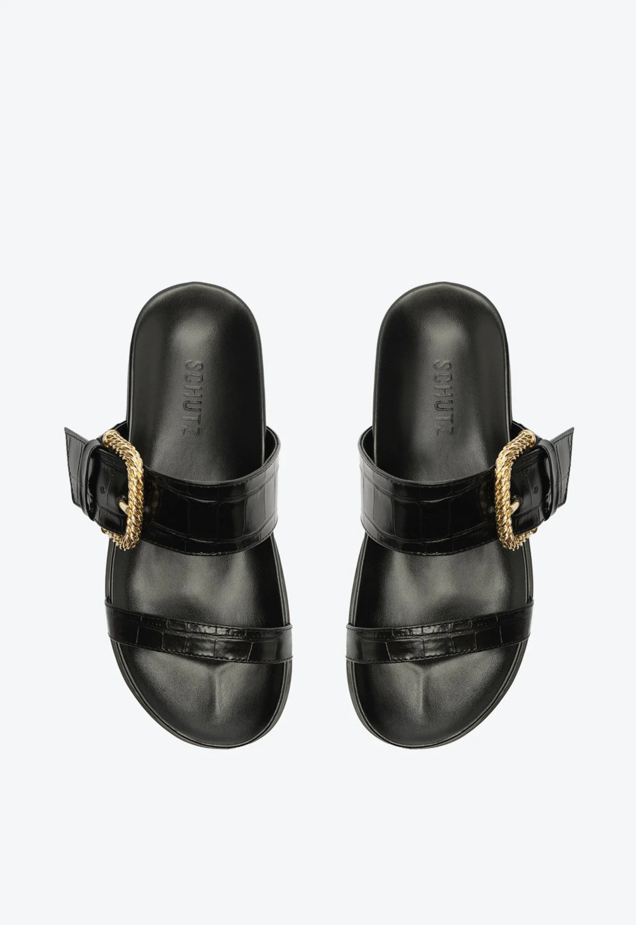 Papete Metal Buckle Preto
