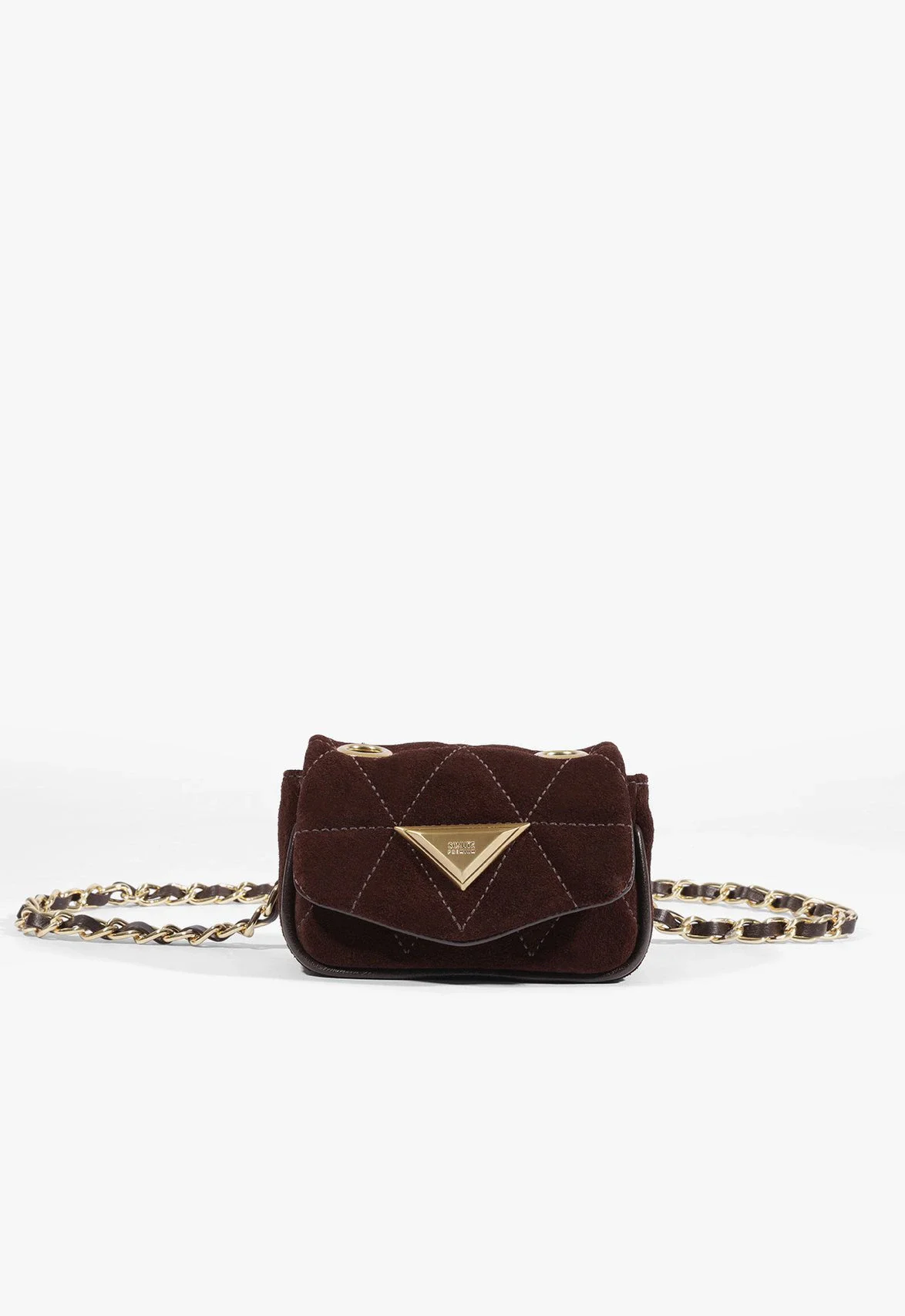 Bolsa Tiracolo 944 Pequena Couro Marrom