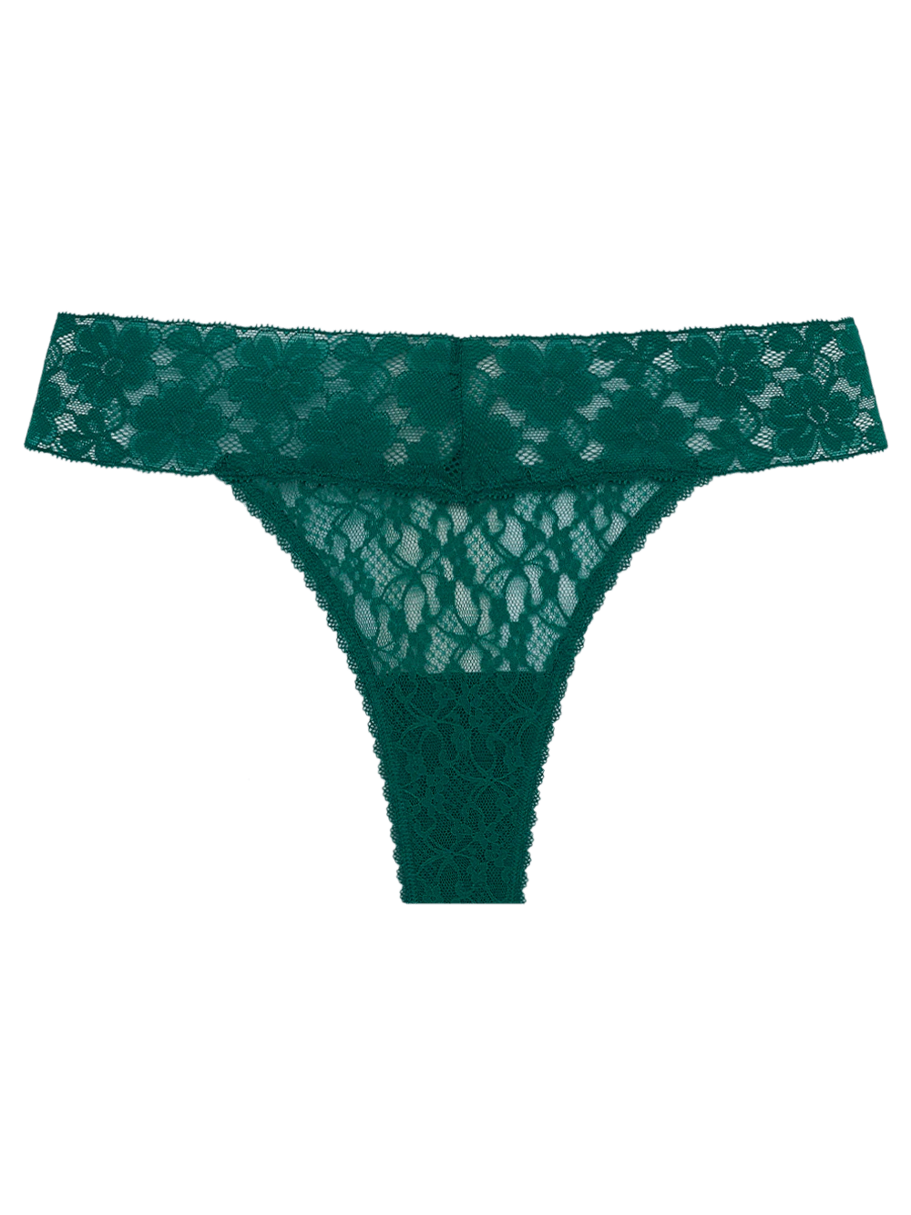 Calcinha Fio Renda Sweet Lace Verde Evergreen