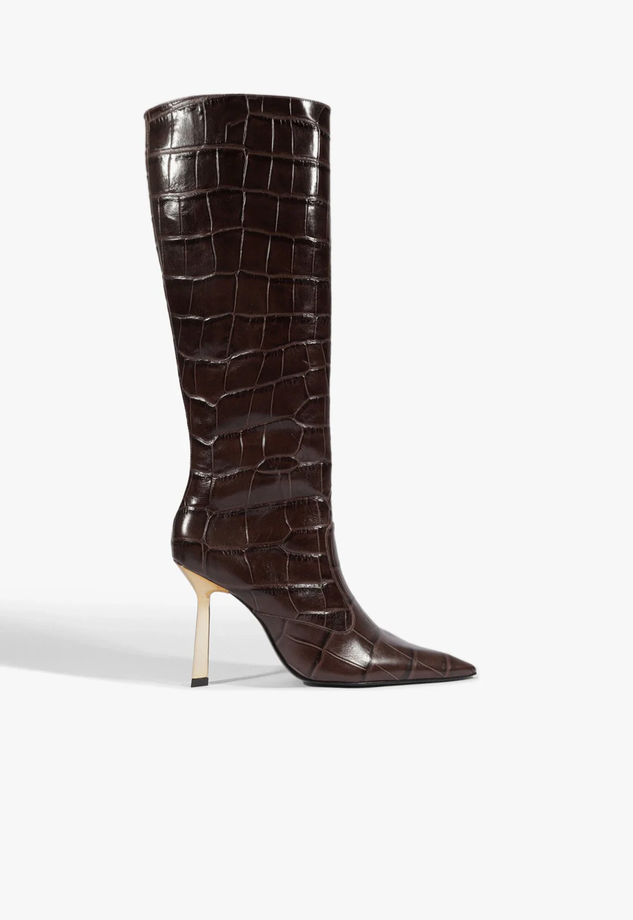Bota Ciara Couro Marrom