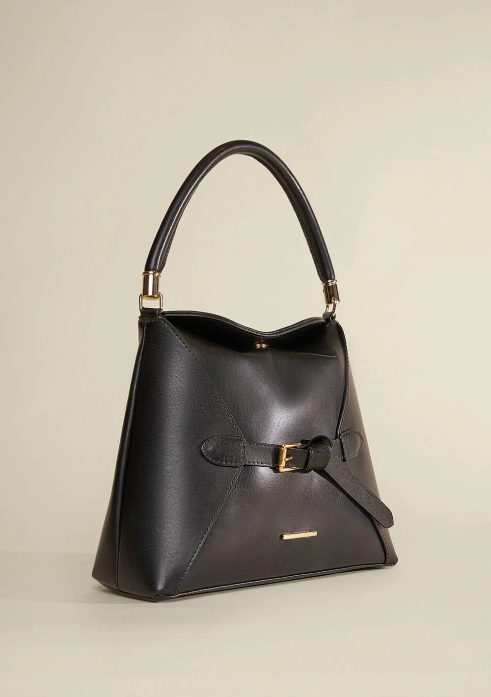 Bolsa Tote Detalhe Fivela Preto