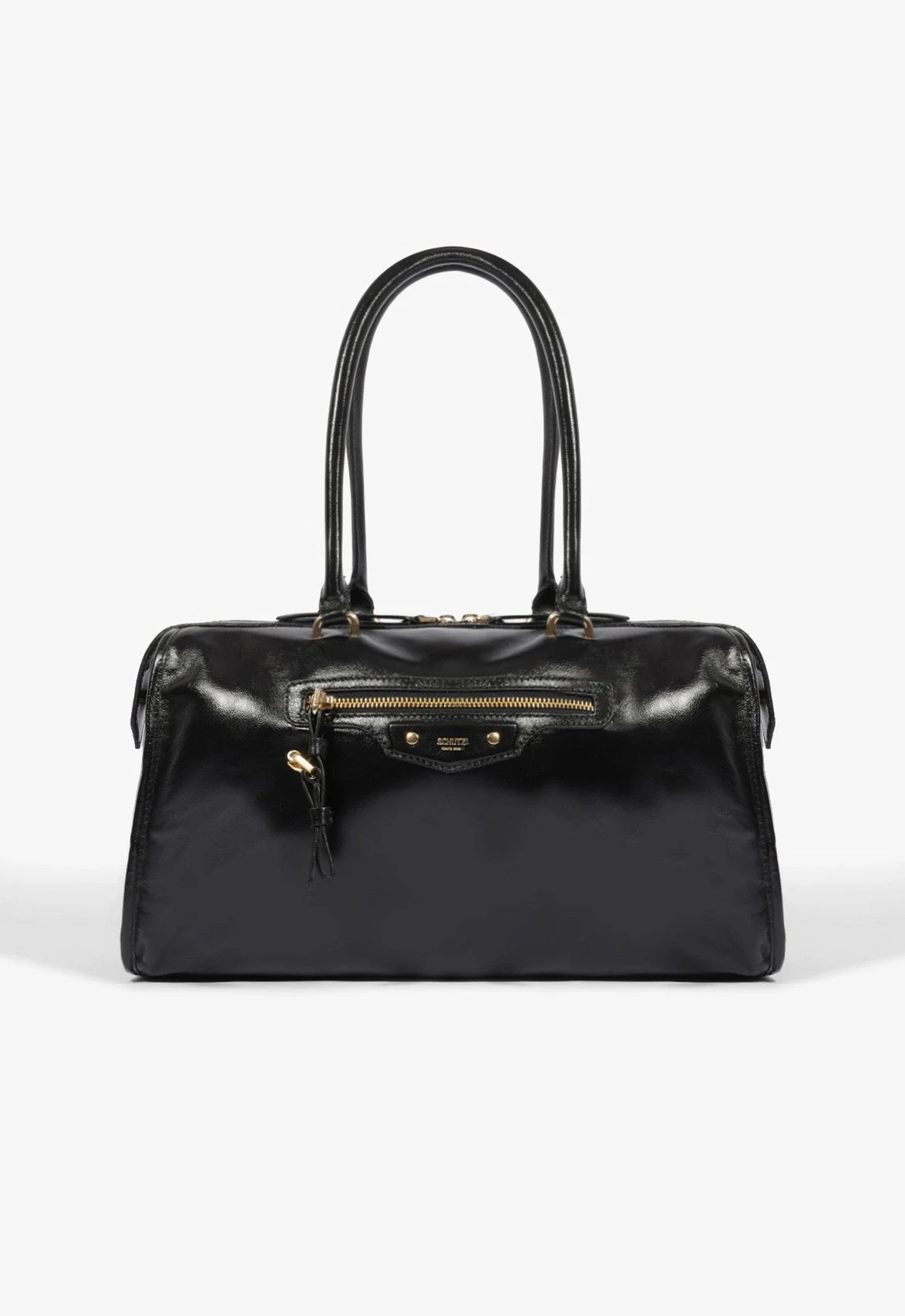 Bolsa Tote Maxi Tote Verona Grande Couro Preta