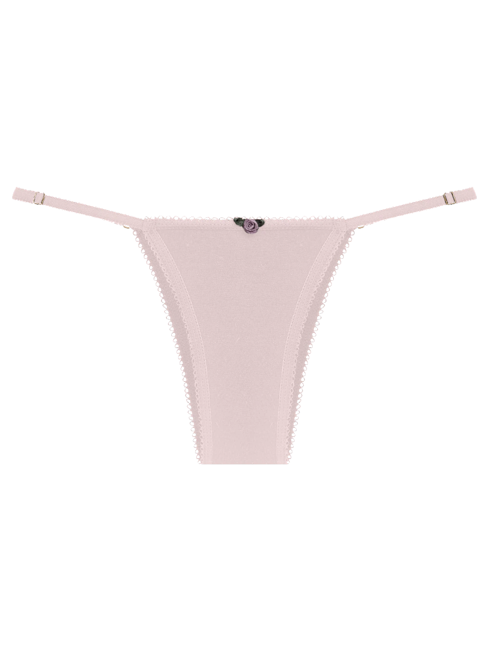 Calcinha String Regular Back Algodão Pop Rose Rosa Pale Lilac